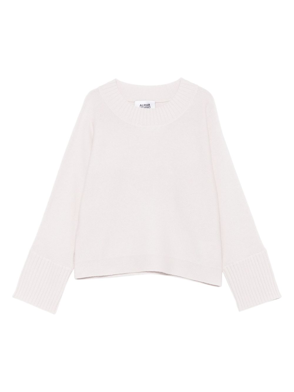 ALPHA STUDIO Fitted Wool Cashmere Sweater for Women