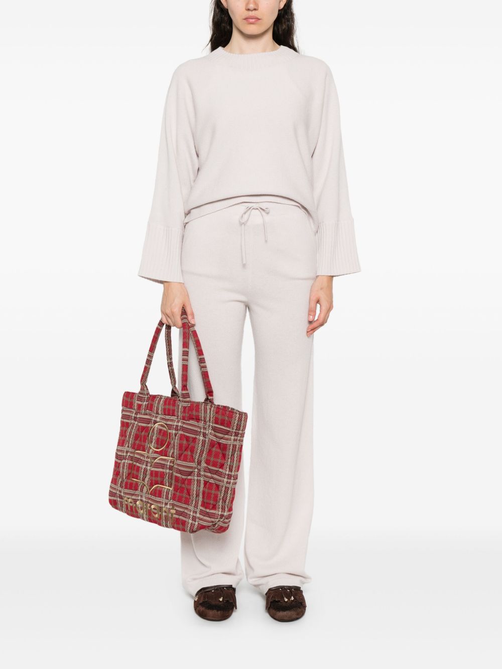 ALPHA STUDIO Fitted Wool Cashmere Sweater for Women