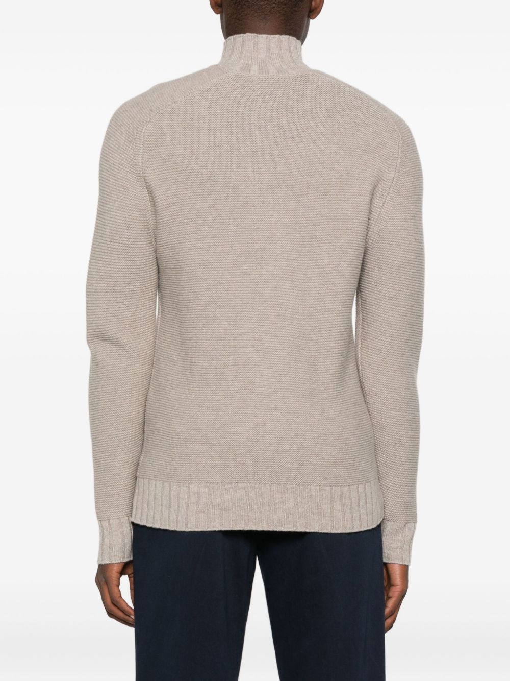 ALPHA STUDIO Men's Luxurious Wool & Cashmere Sweater - FW25