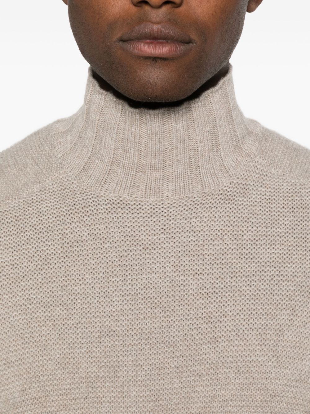 ALPHA STUDIO Men's Luxurious Wool & Cashmere Sweater - FW25