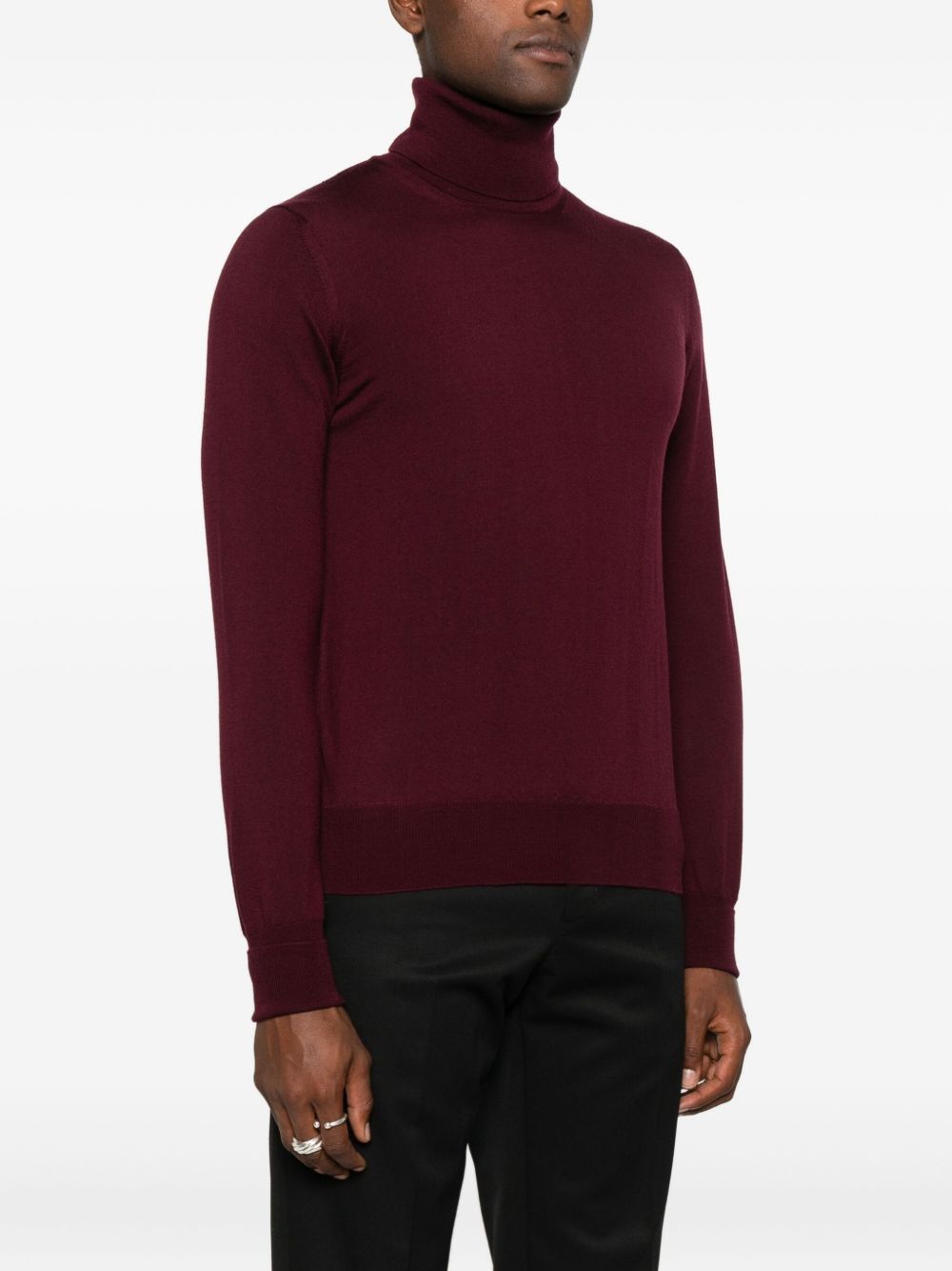 ALPHA STUDIO Comfortable Merino Wool Sweater for Men - Fall Winter 2025