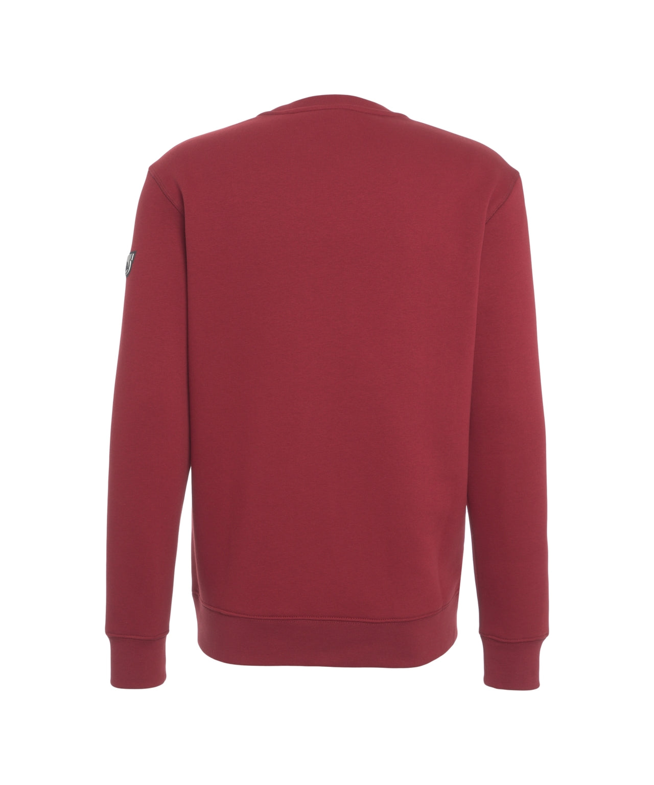 ALPHA TAURI Classic Crew Neck Sweatshirt with Patch Logo for Men
