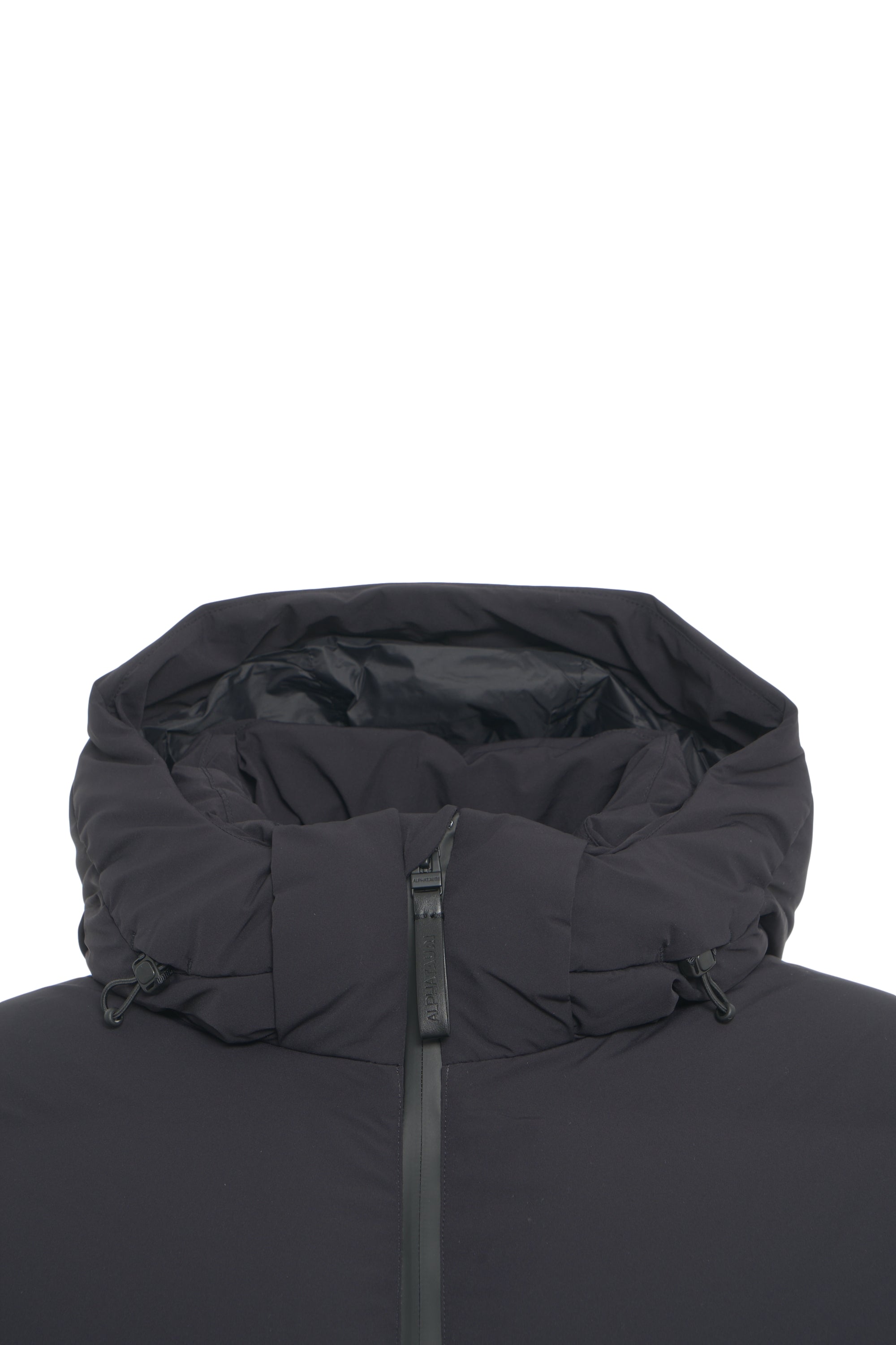 ALPHA TAURI Men’s Quilted Down Jacket with Removable Hood