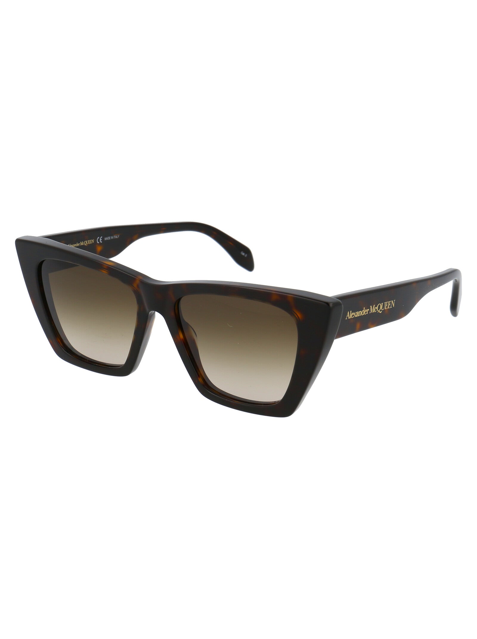 ALEXANDER MCQUEEN Acetate Sunglasses for Women - Chic Havana Style