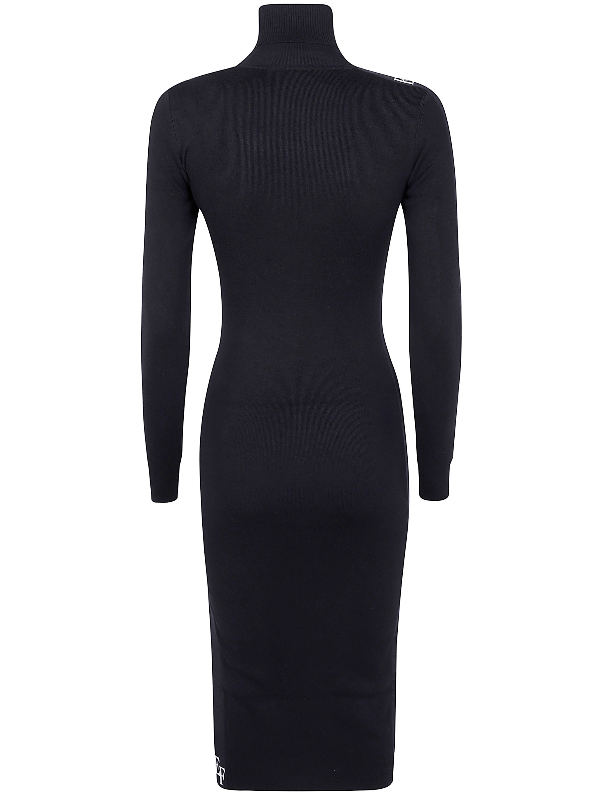 ELISABETTA FRANCHI Long Sleeve Knit Dress