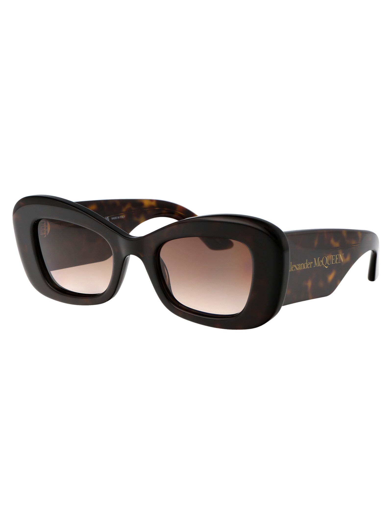 ALEXANDER MCQUEEN Acetate Havana Sunglasses