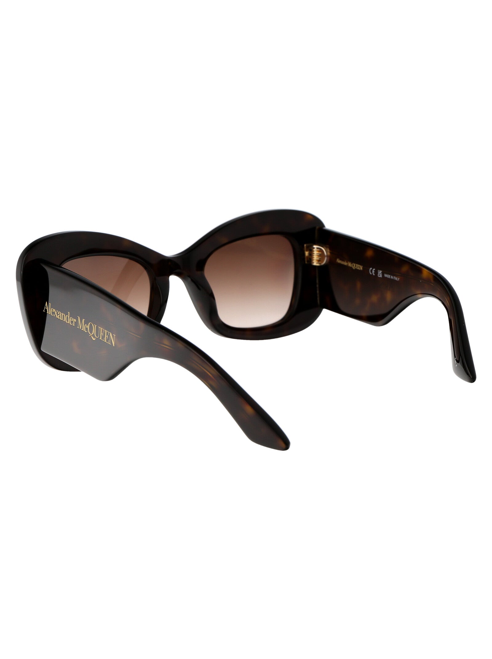 ALEXANDER MCQUEEN Acetate Havana Sunglasses