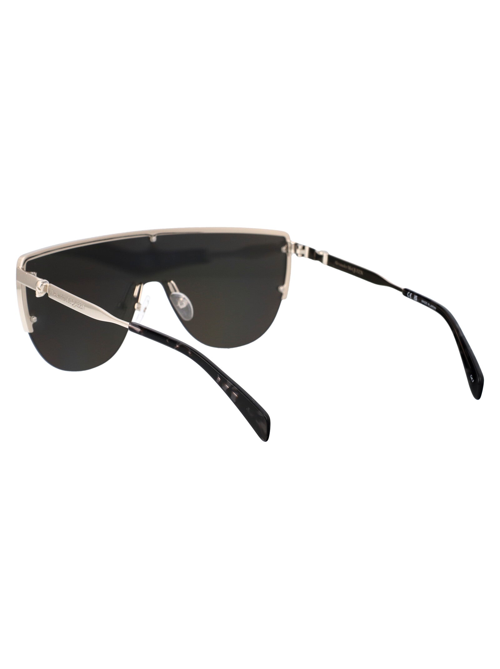 ALEXANDER MCQUEEN Metallic Sunglasses for Women - SS25 Collection