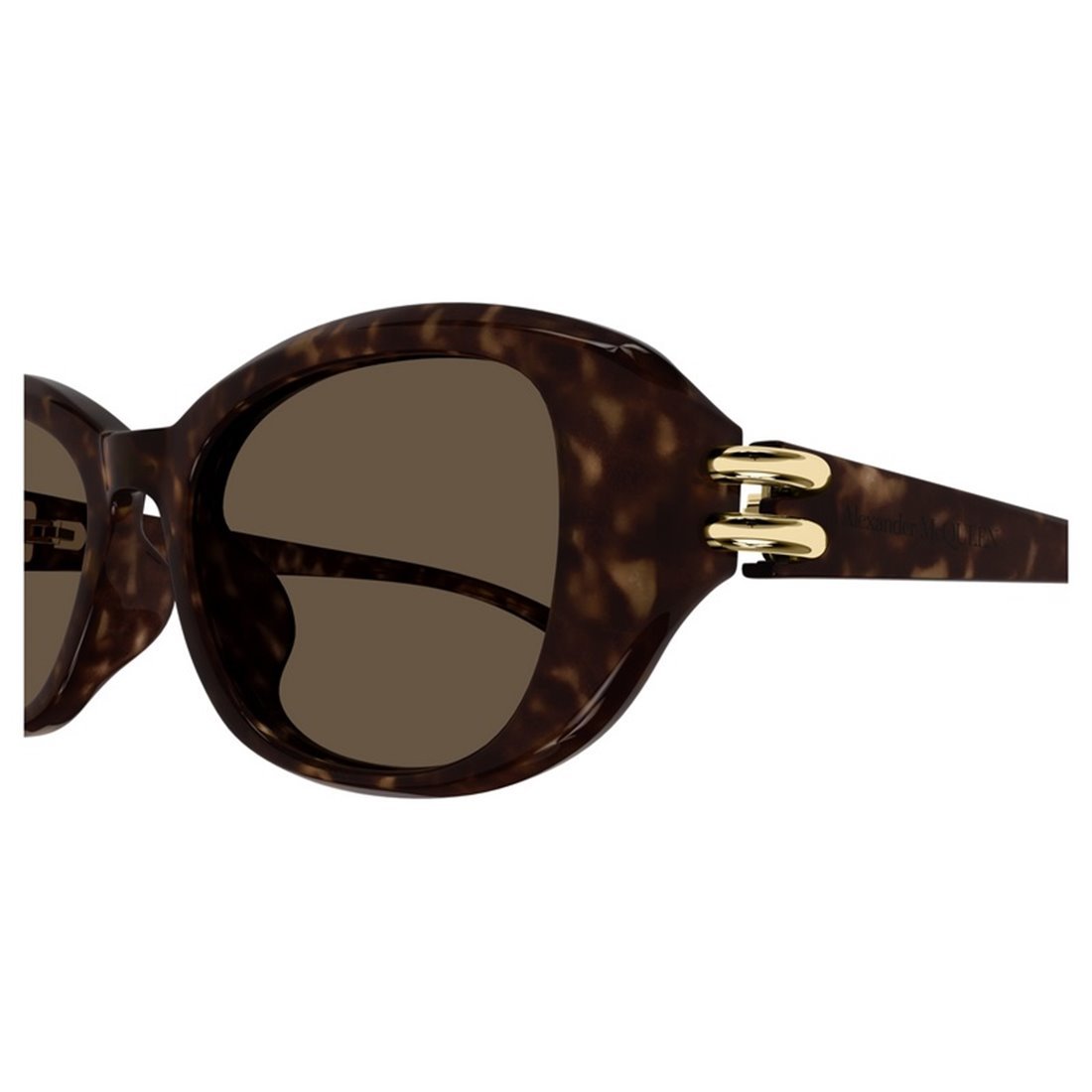 ALEXANDER MCQUEEN Chic Women's Sunglasses with Retro Frame