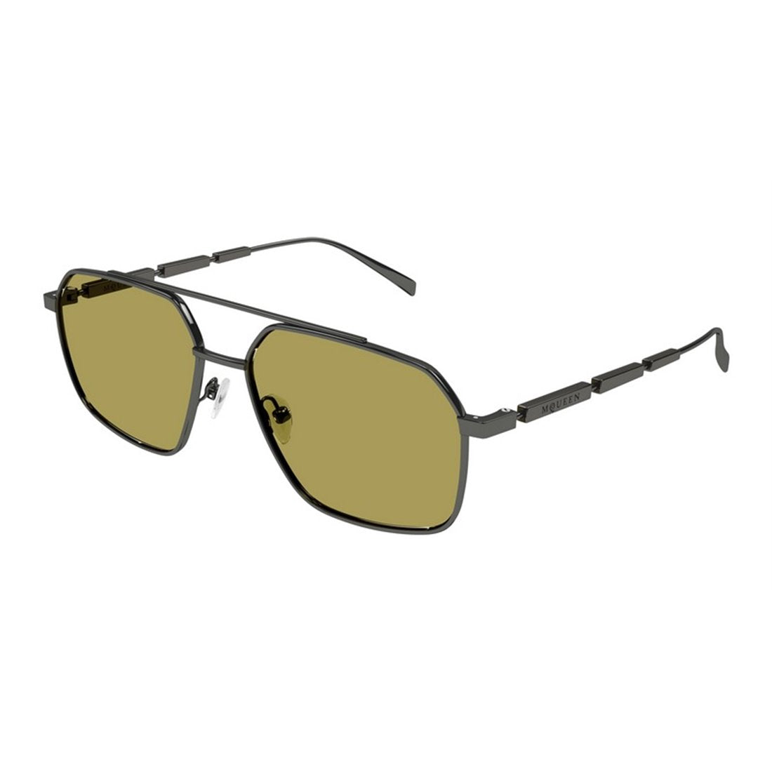 ALEXANDER MCQUEEN Metallic Sunglasses for Women - SS25 Collection