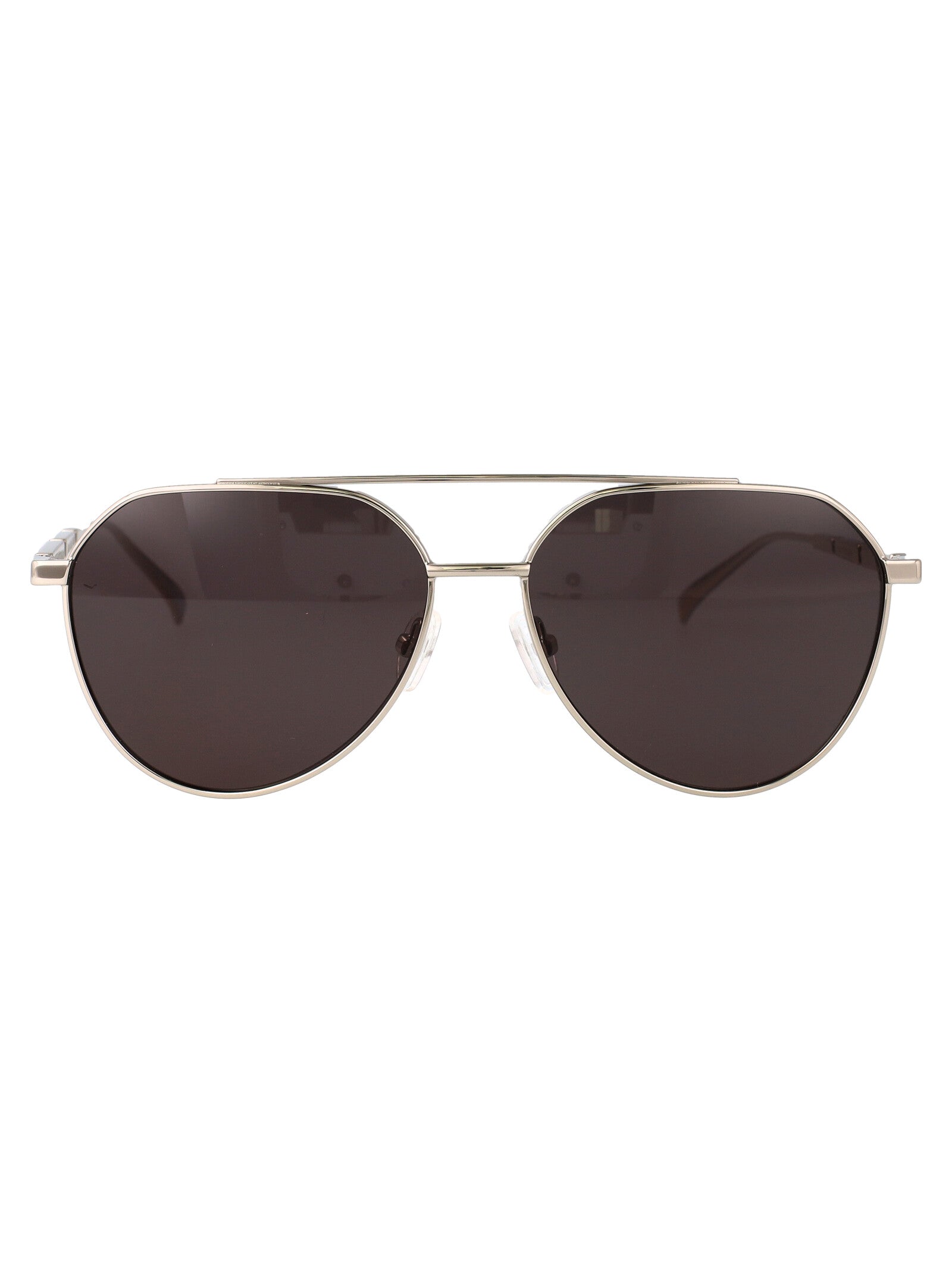 ALEXANDER MCQUEEN Futuristic Metallic Sunglasses for Women