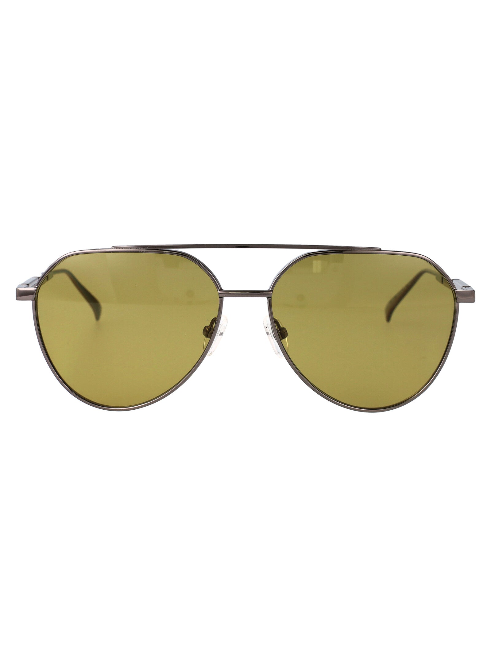 ALEXANDER MCQUEEN Chic Metallic Sunglasses for Women - SS25 Collection