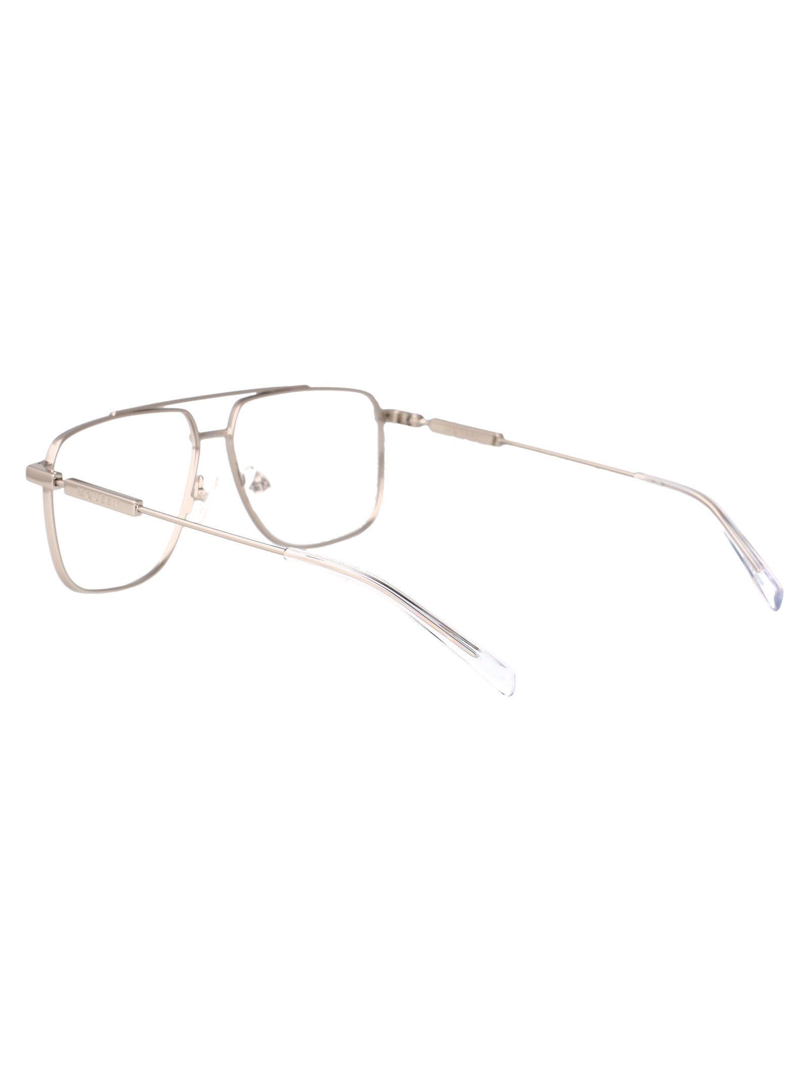 ALEXANDER MCQUEEN Metal Optical Glasses for All Seasons
