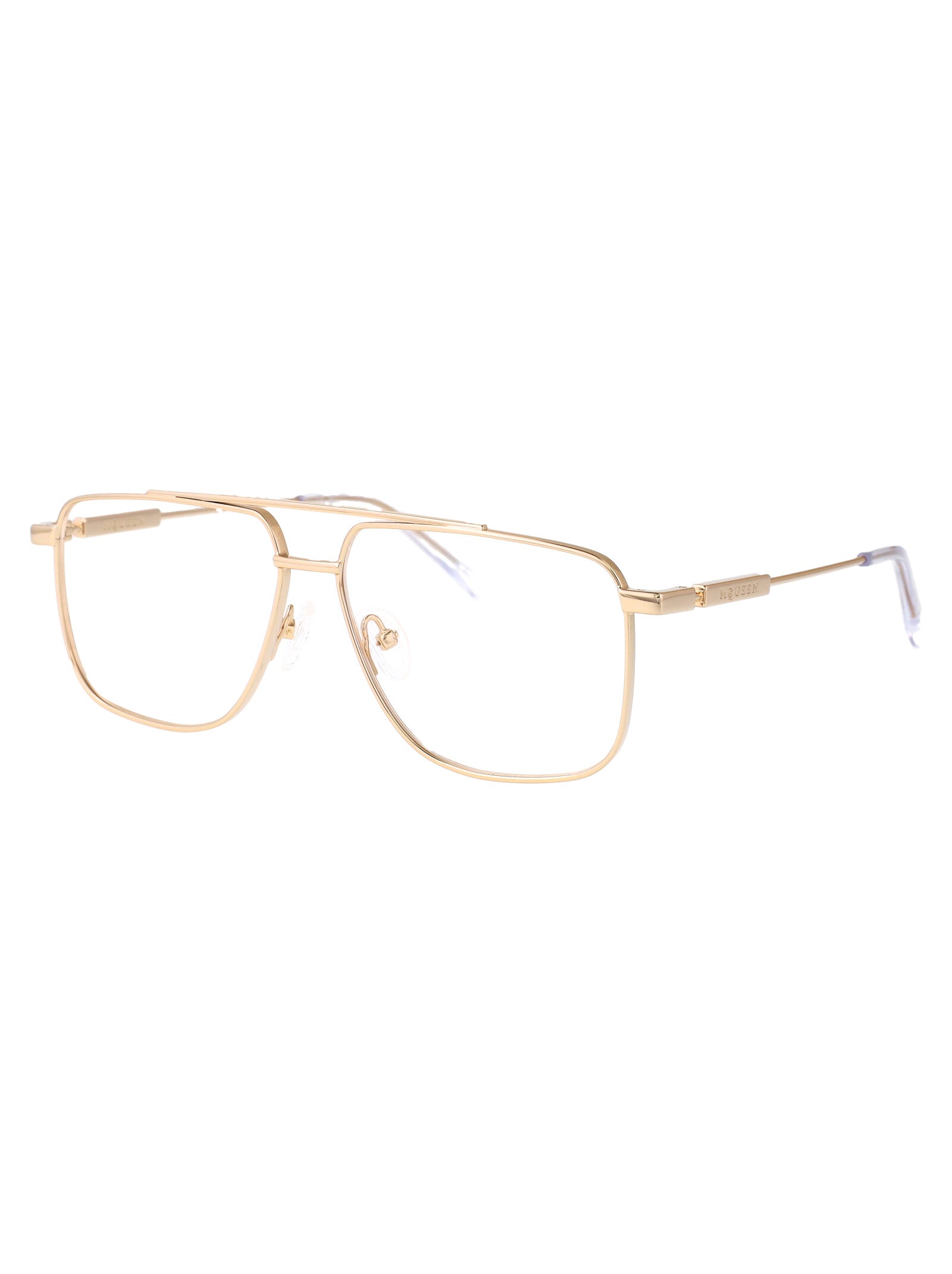 ALEXANDER MCQUEEN Elegant Metal Optical Glasses for All