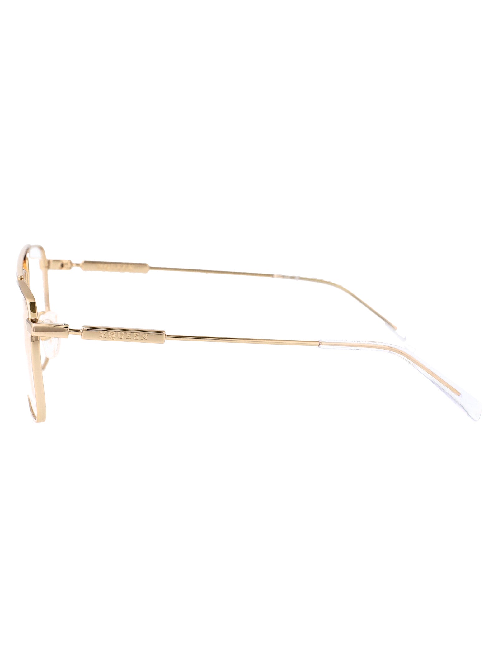 ALEXANDER MCQUEEN Elegant Metal Optical Glasses for All