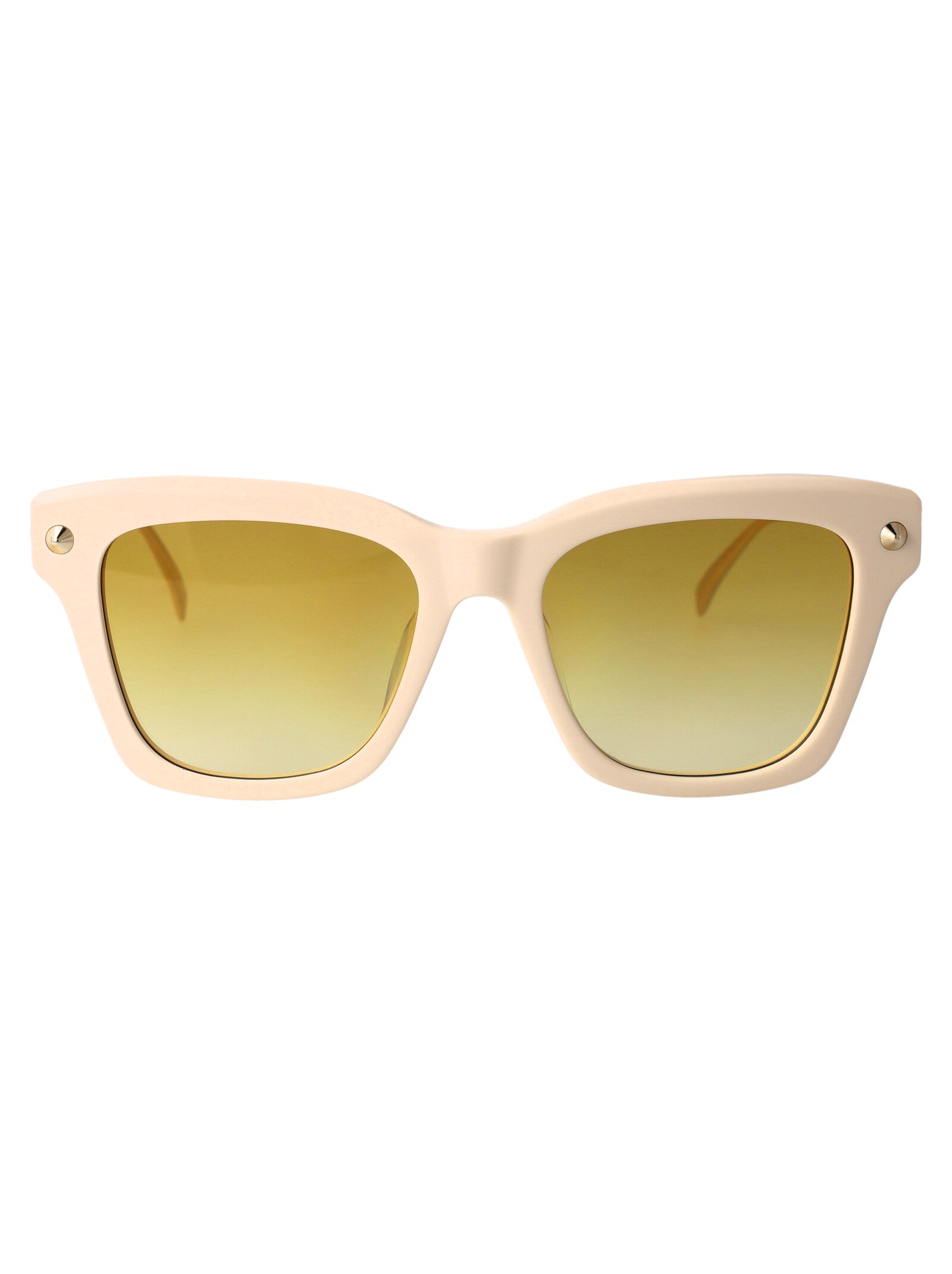 ALEXANDER MCQUEEN Metallic Sunglasses for Women - Summer Style 2025
