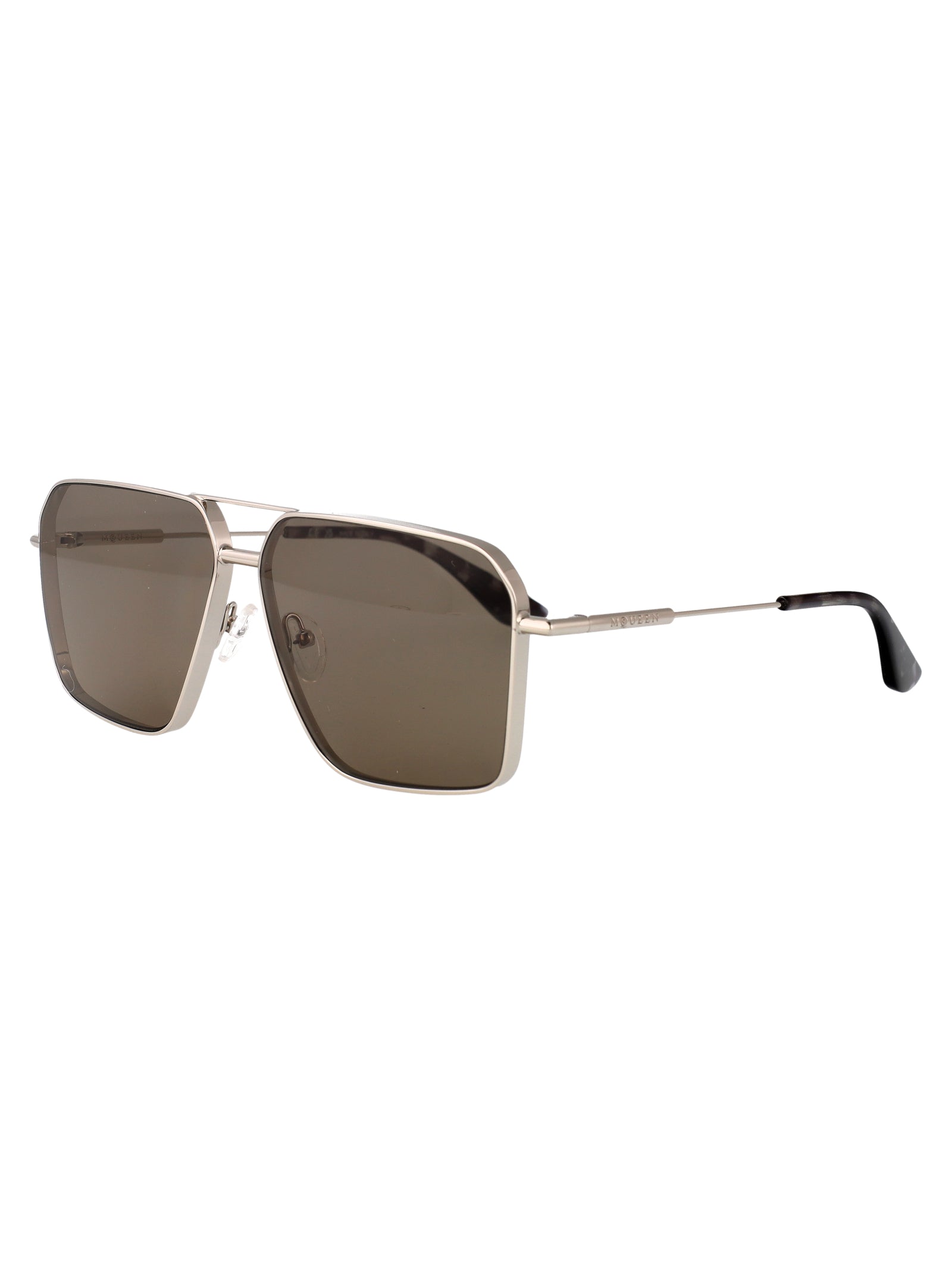 ALEXANDER MCQUEEN Metal Sunglasses for Men - SS25 Collection