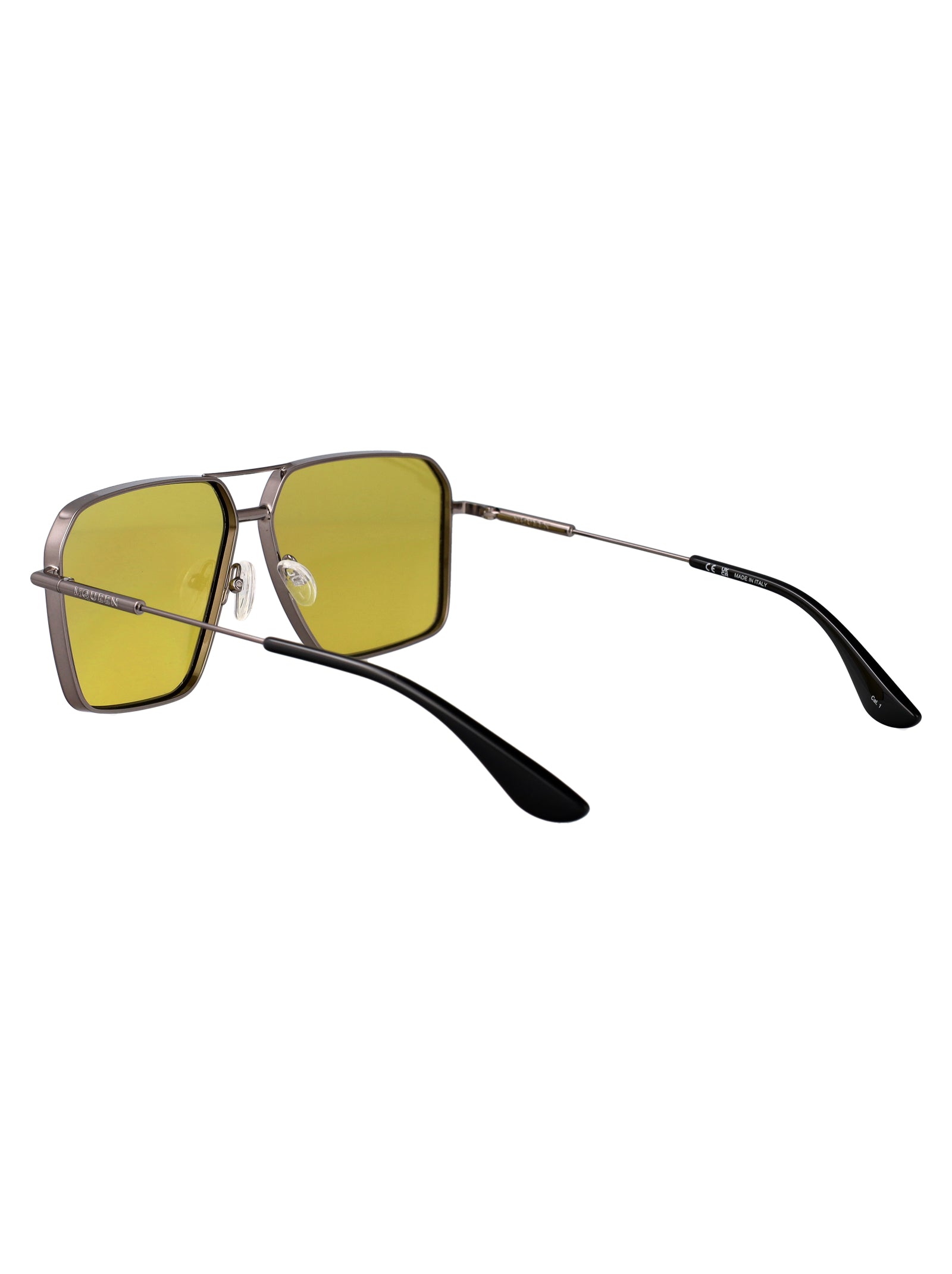 ALEXANDER MCQUEEN Men's Ruthenium Metal Sunglasses