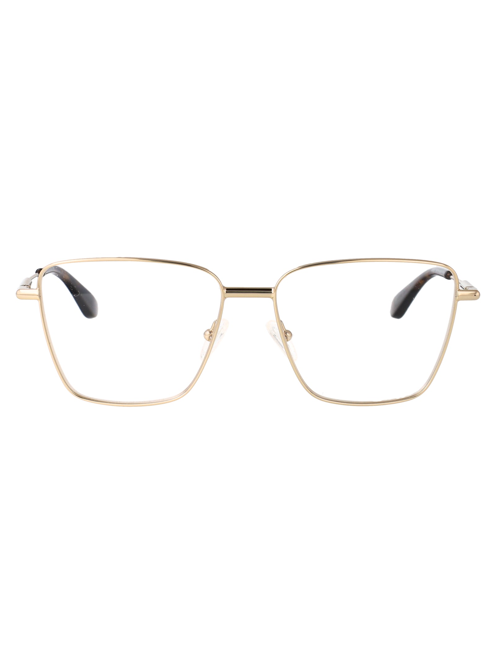 ALEXANDER MCQUEEN Transparent Metal Optical Glasses for Women