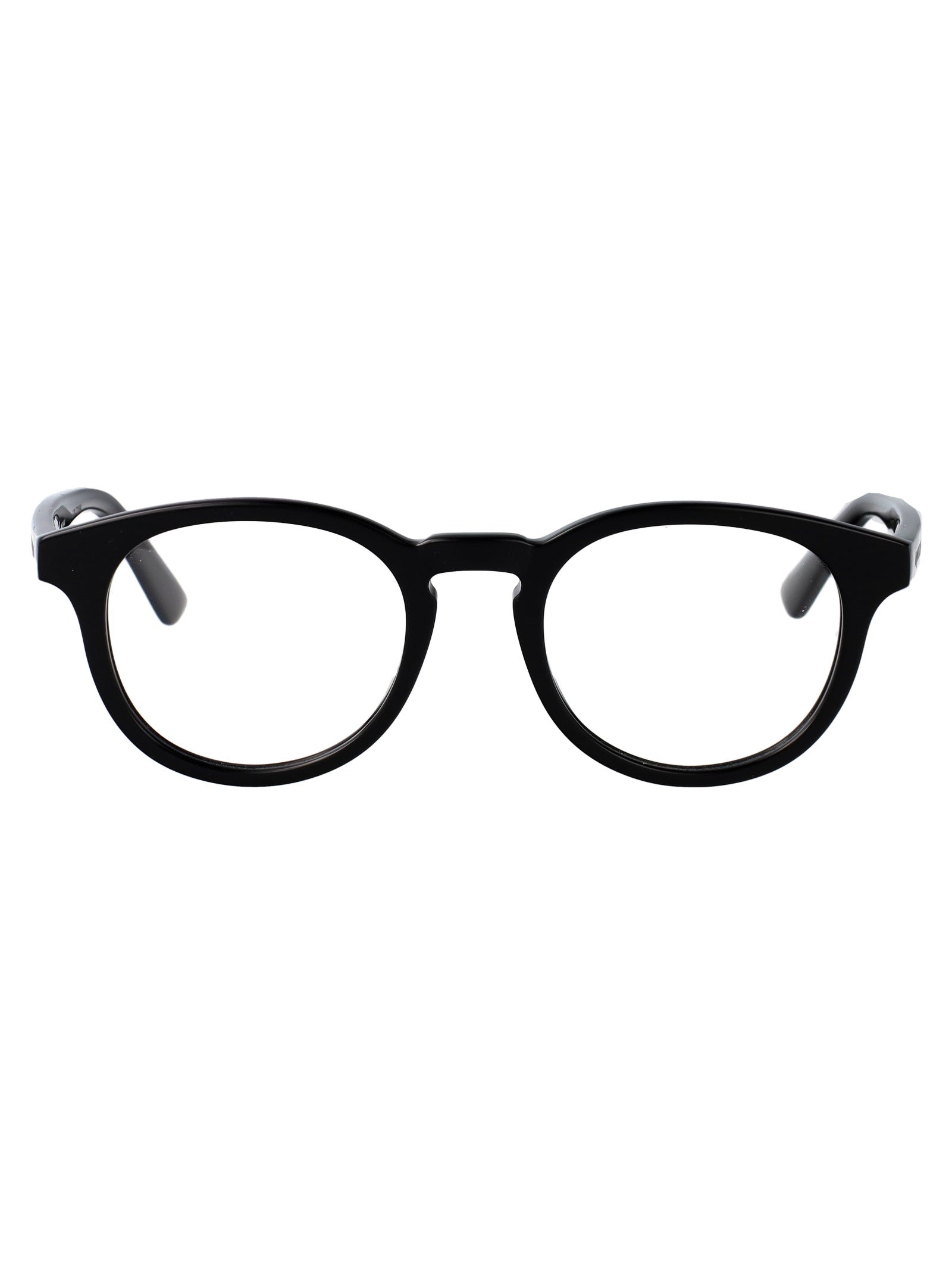 ALEXANDER MCQUEEN Transparent Recycled Acetate Optical Glasses - Unisex