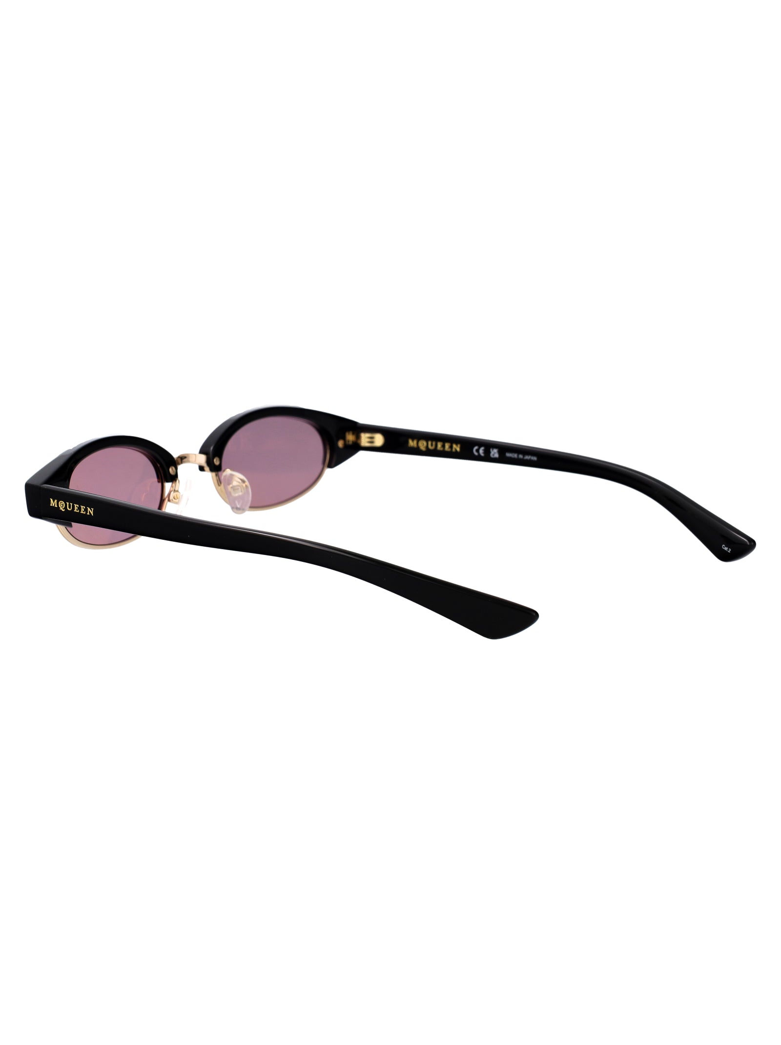 ALEXANDER MCQUEEN Recycled Acetate Sunglasses - Unisex Style for FW25