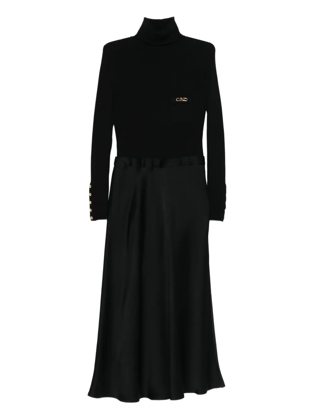 ELISABETTA FRANCHI Double Fabric Dress for Women