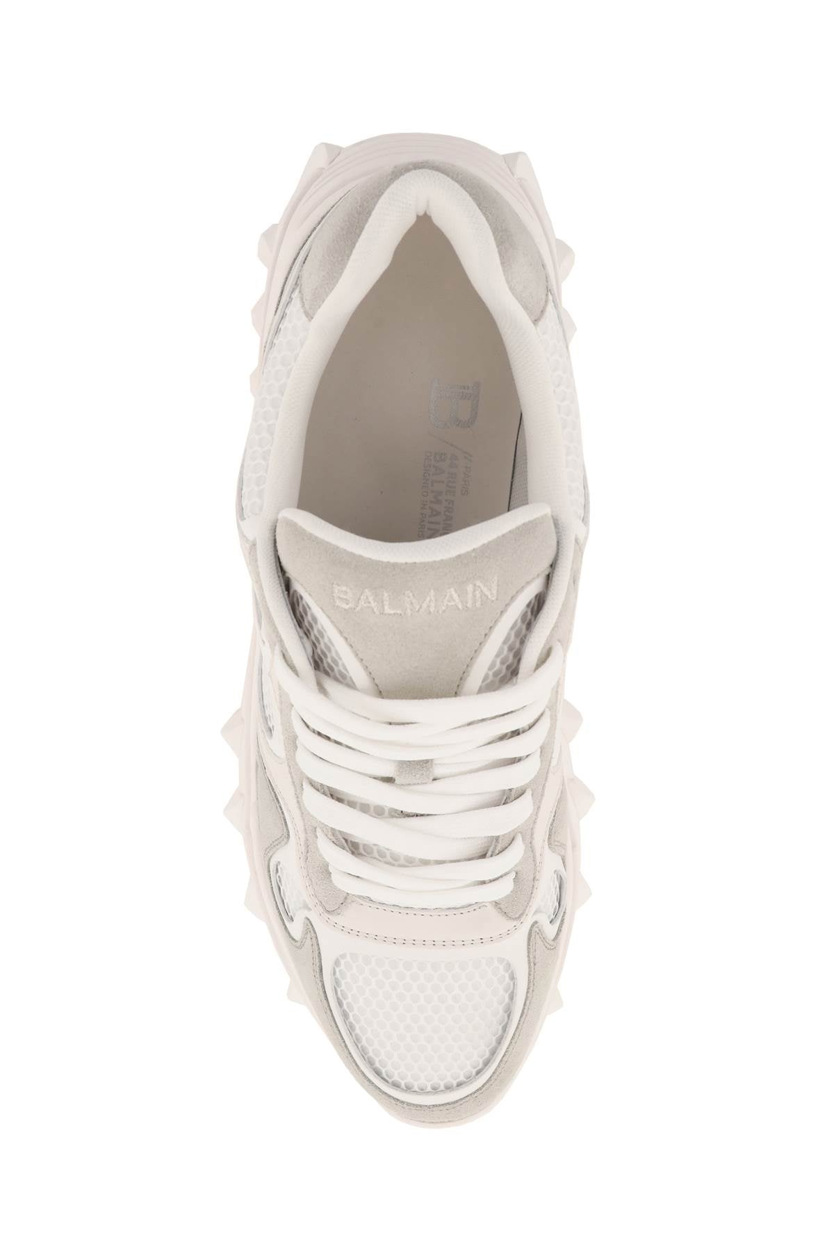 BALMAIN Men's B-EAST Suede & Calfskin Sneakers