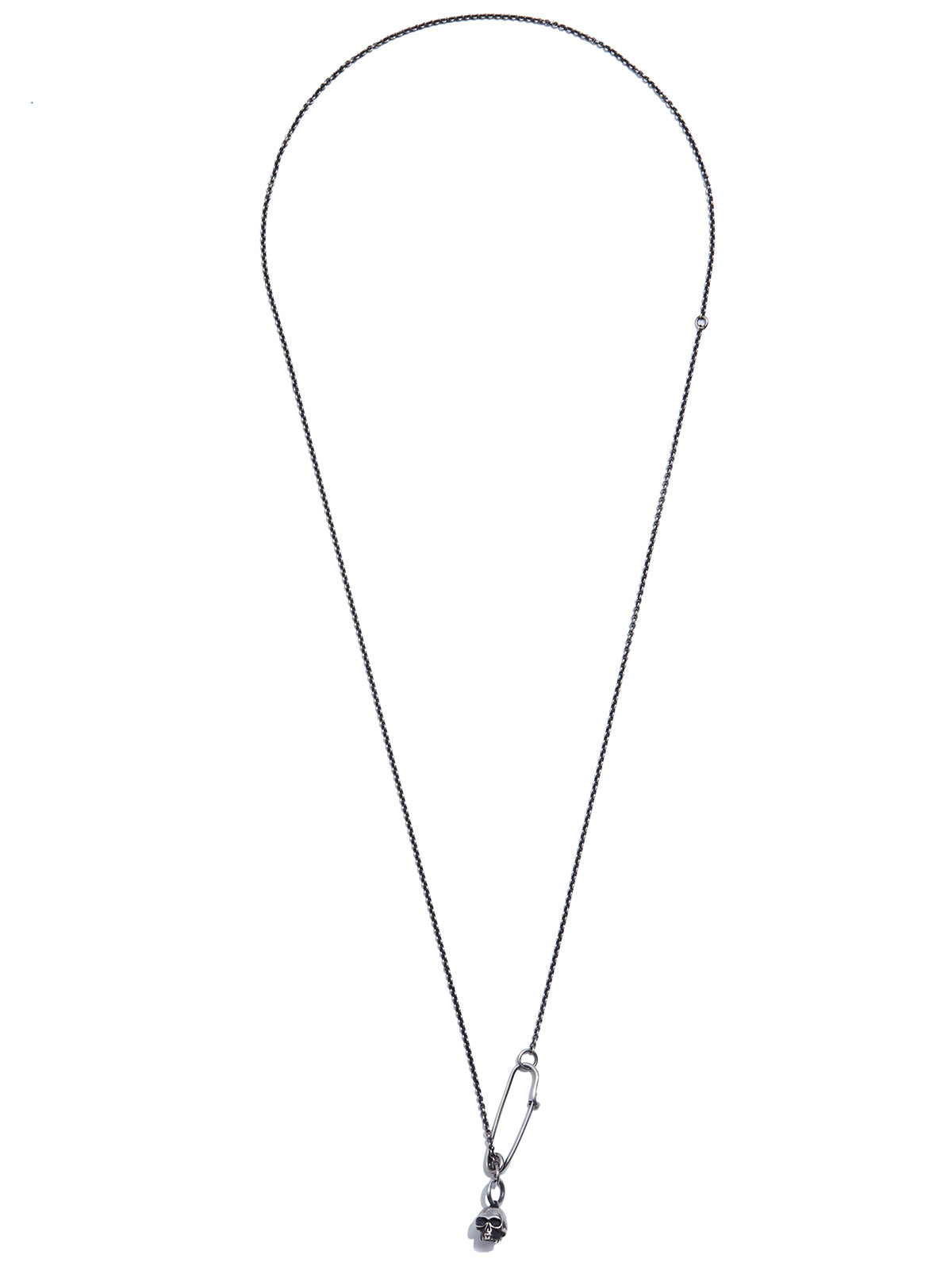 WERKSTATT:MUNCHEN Silver Pendant Necklace for Men