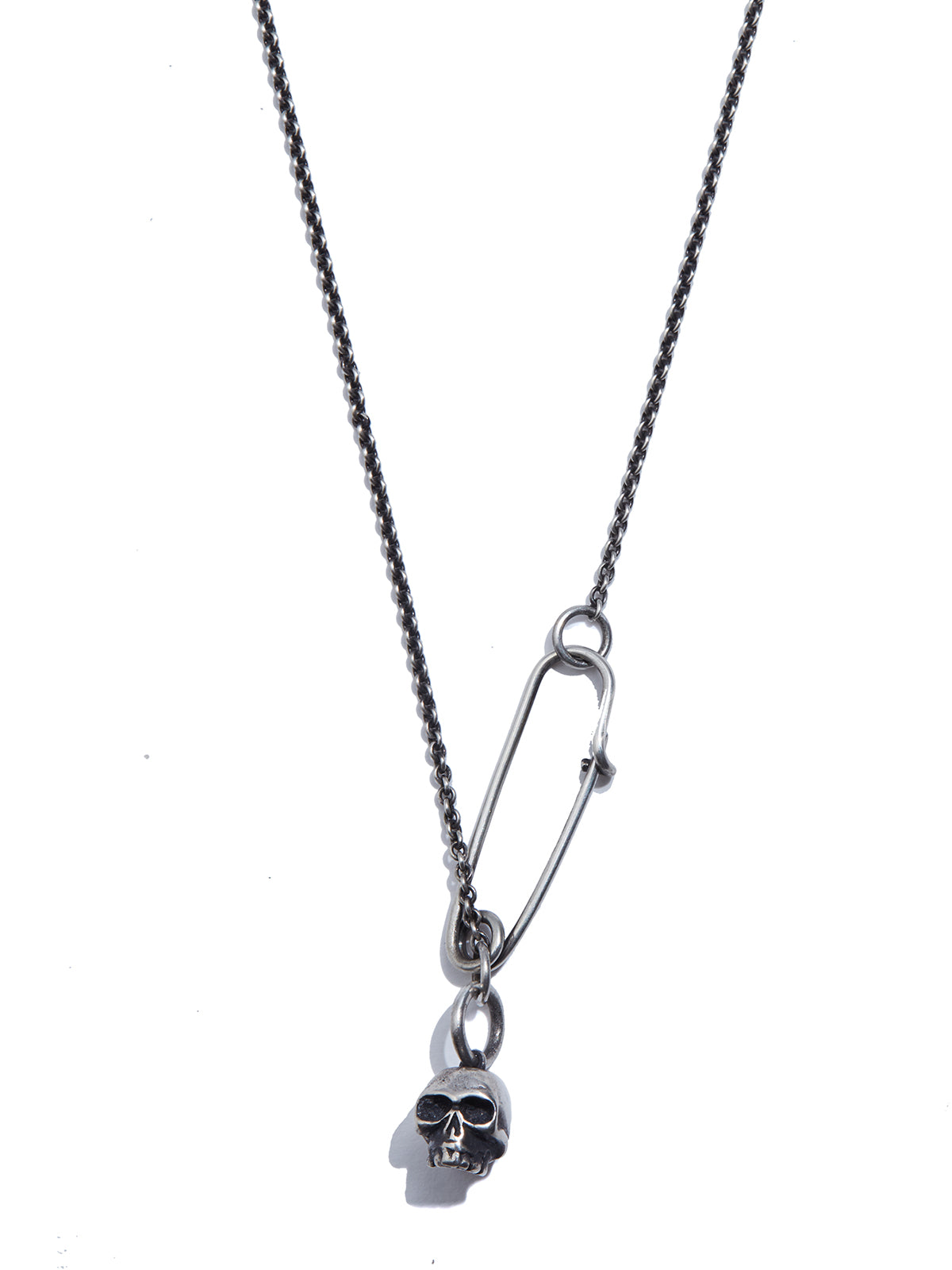 WERKSTATT:MUNCHEN Silver Pendant Necklace for Men