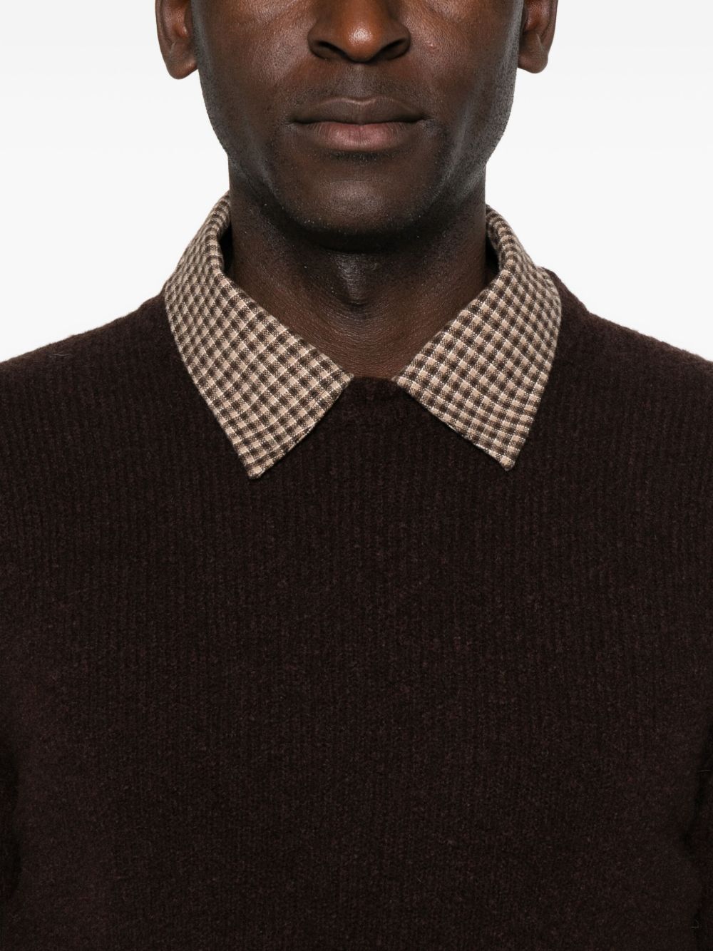 AMARANTO Cozy Layered Men's Sweater for Fall Winter 25