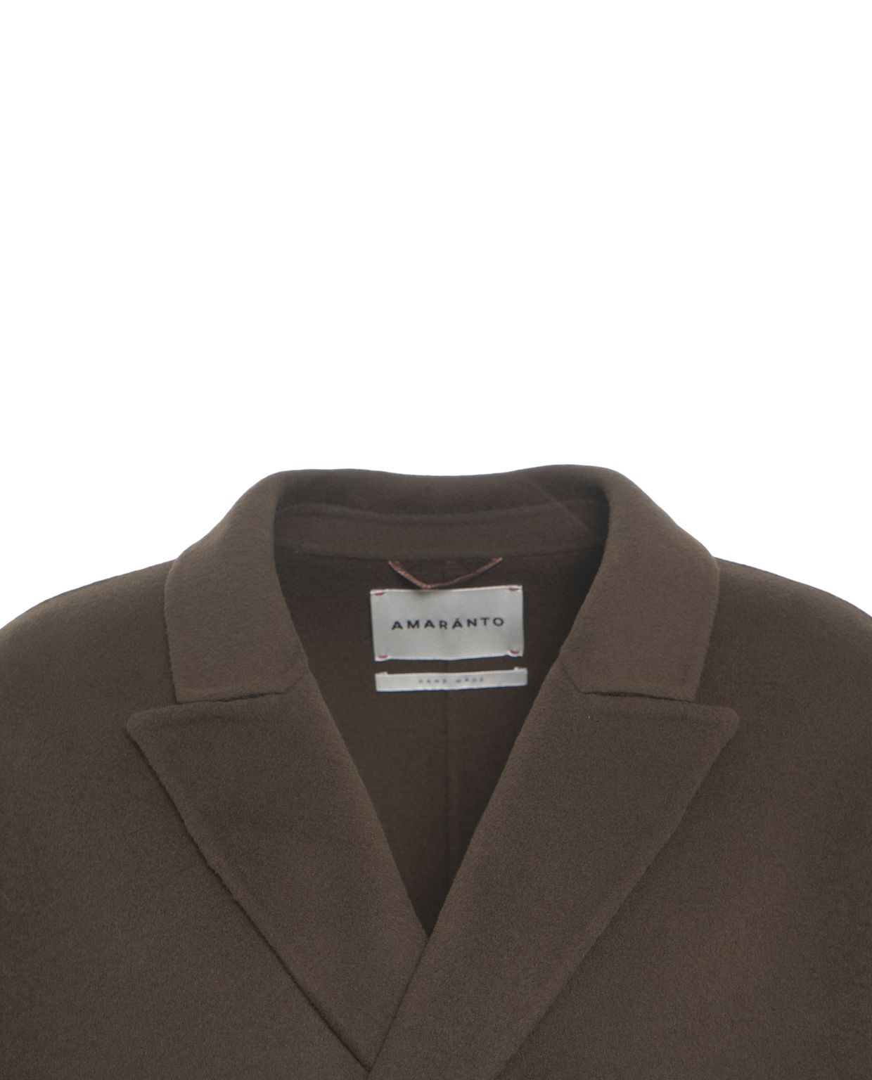 AMARANTO Double-Breasted Oversized Jacket