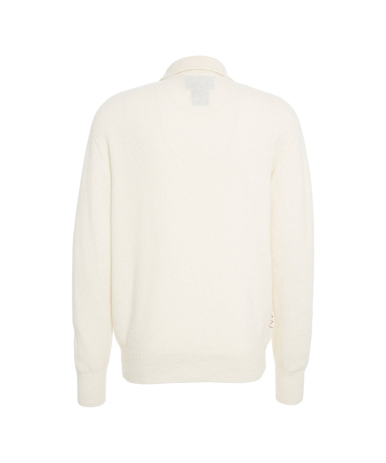 AMARANTO Classic Polo Collar Cardigan for Men