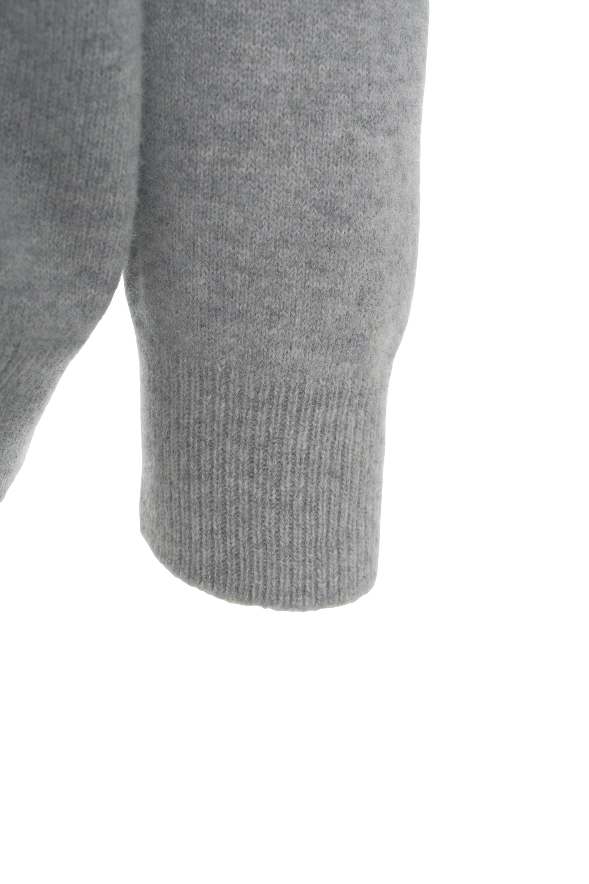 AMARANTO Men's Oversized Knit Pullover with Hood