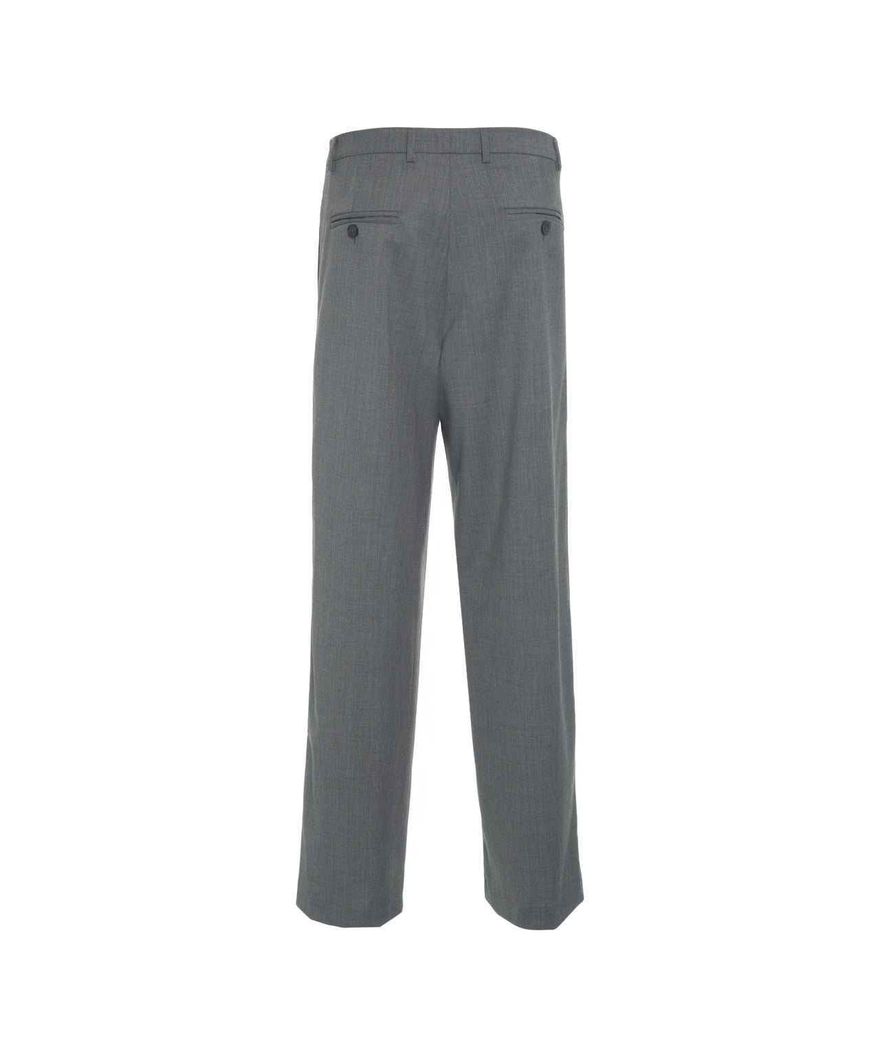 AMARANTO Straight Leg Pleated Trousers for Men