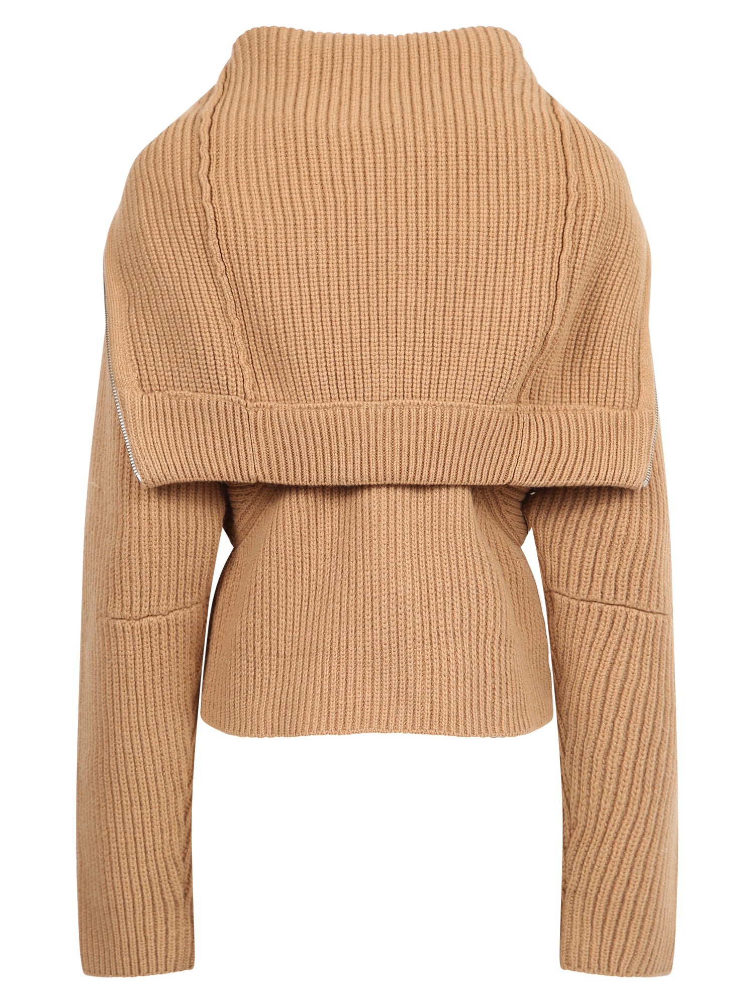 AMBUSH Oversized Cardigan with Folded Collar - Women