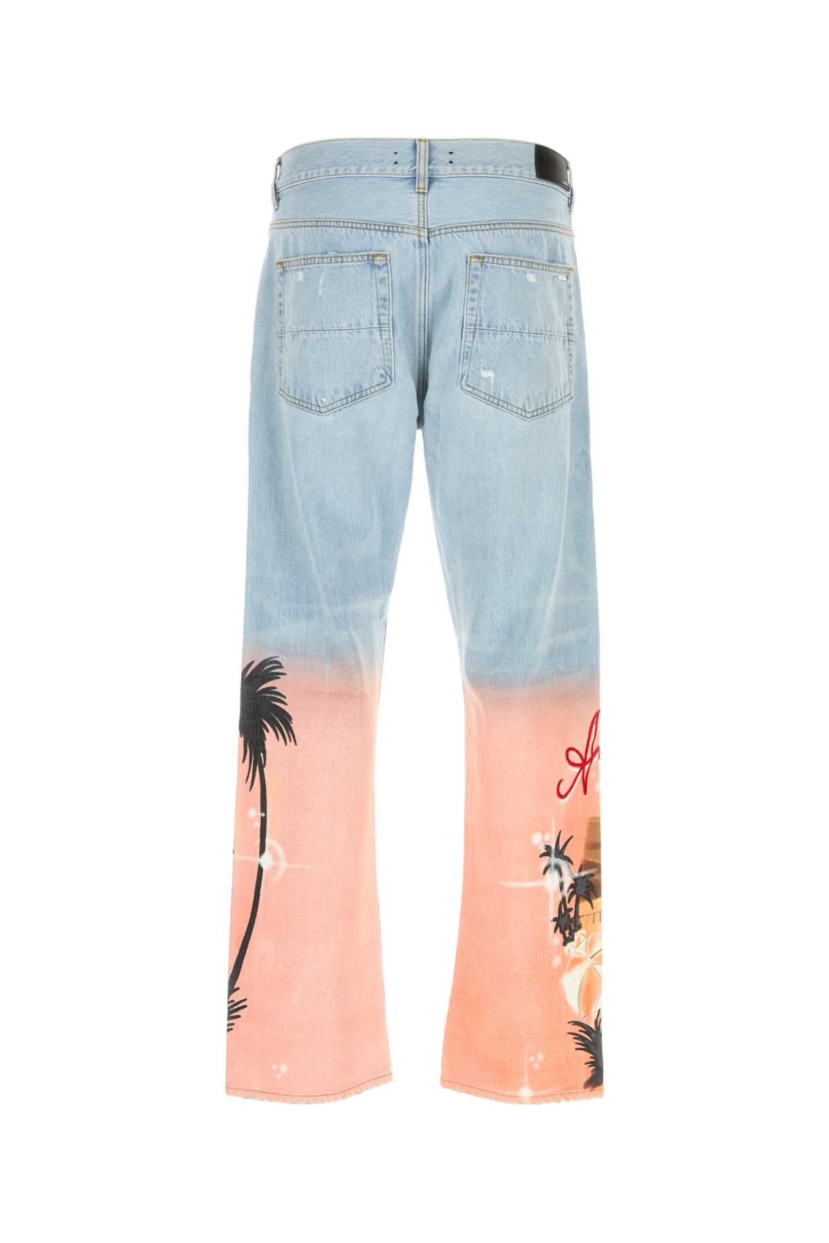 AMIRI Resort Club Straight Jeans - Light Wash