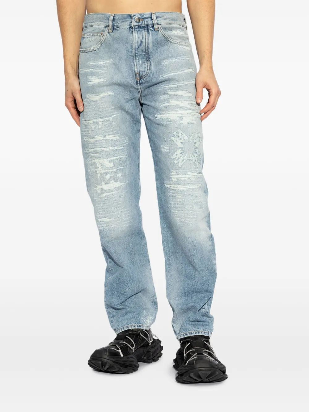 AMIRI Repaired Straight Jeans for Men - SS25 Collection