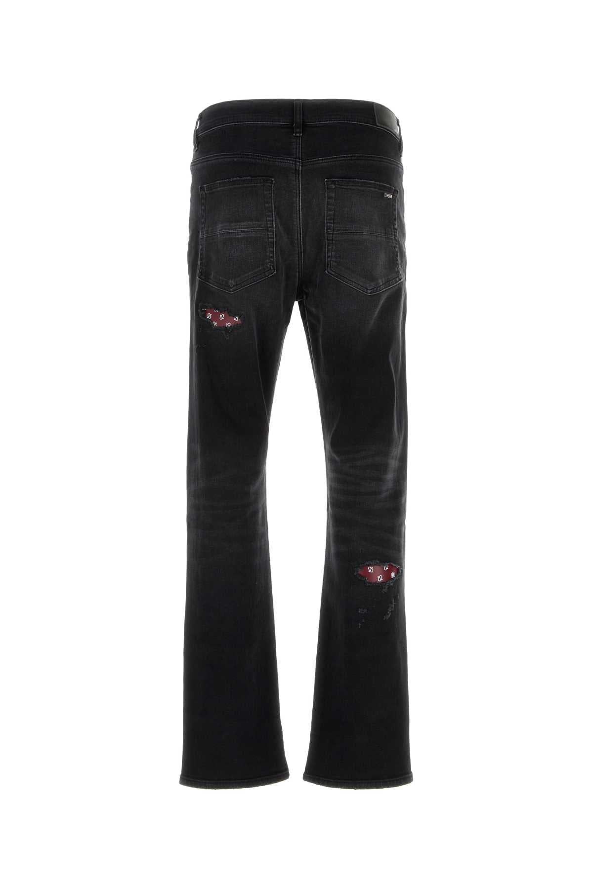 AMIRI Repaired Slim Fit Stretch Denim Jeans