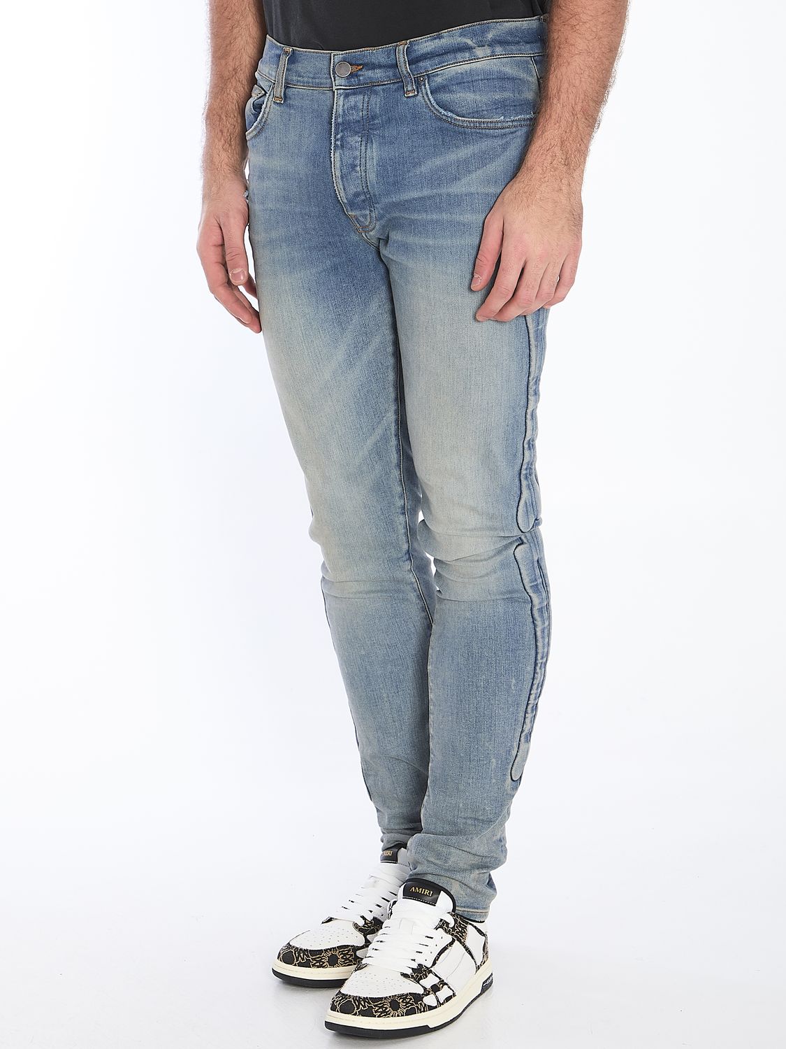 AMIRI 3D Bones Skinny Jeans - Size US 33