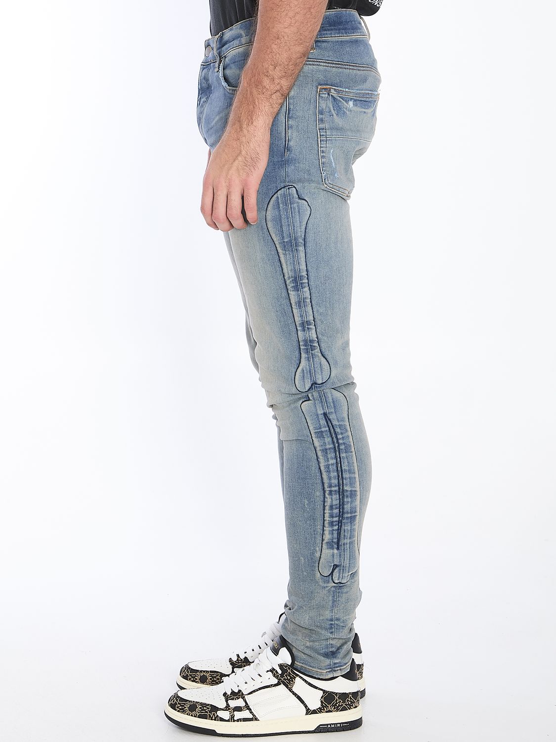 AMIRI 3D Bones Skinny Jeans - Size US 33