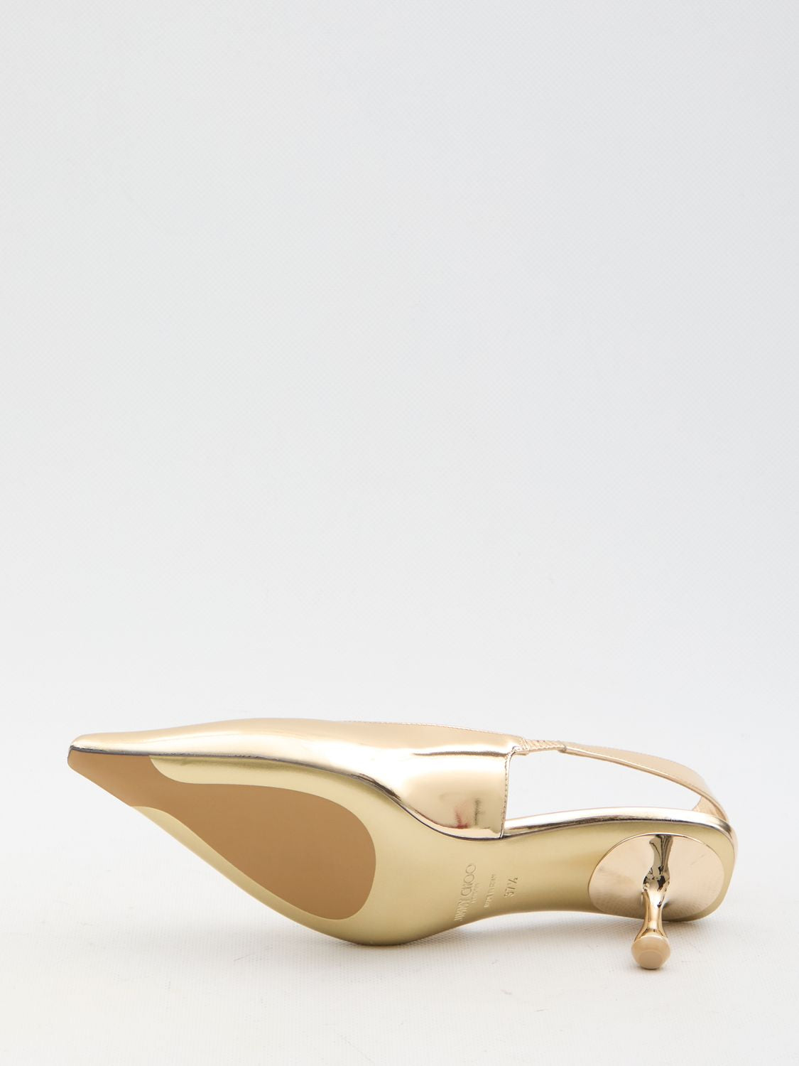 JIMMY CHOO Elegant Leather Slingback Pumps