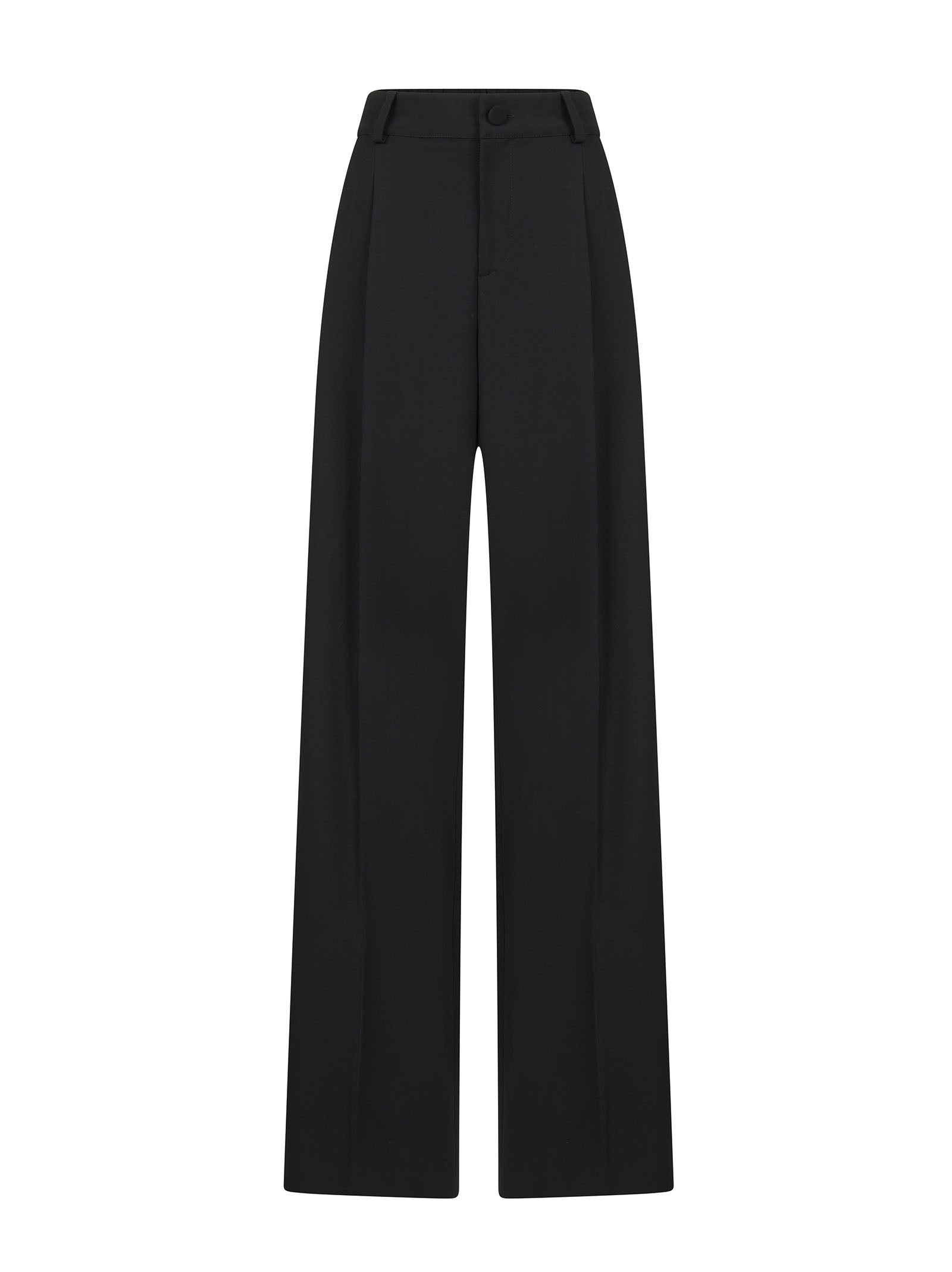 AMEN Chic Palazzo Trousers with Front Pleats