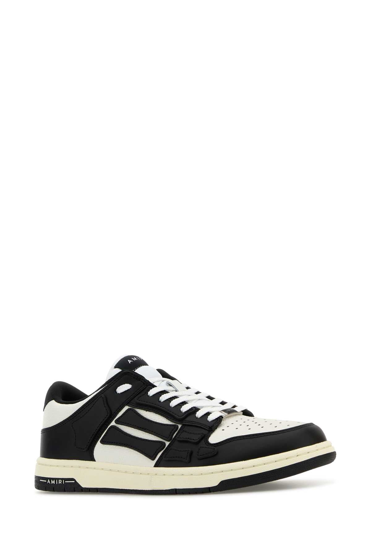 AMIRI Sewn Skeleton Leather Applique Sneakers