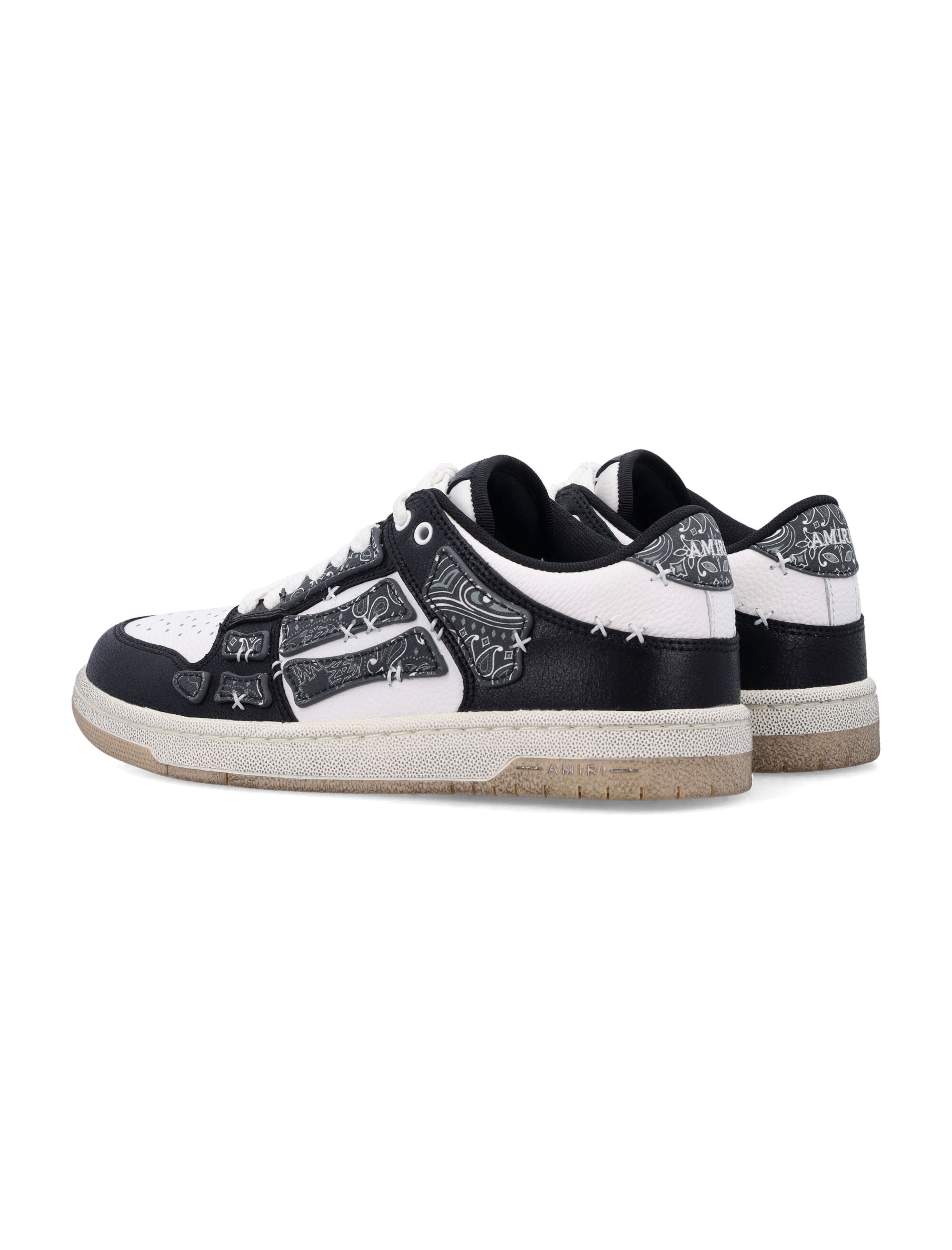AMIRI Dual-Tone Leather Bandana Sneaker