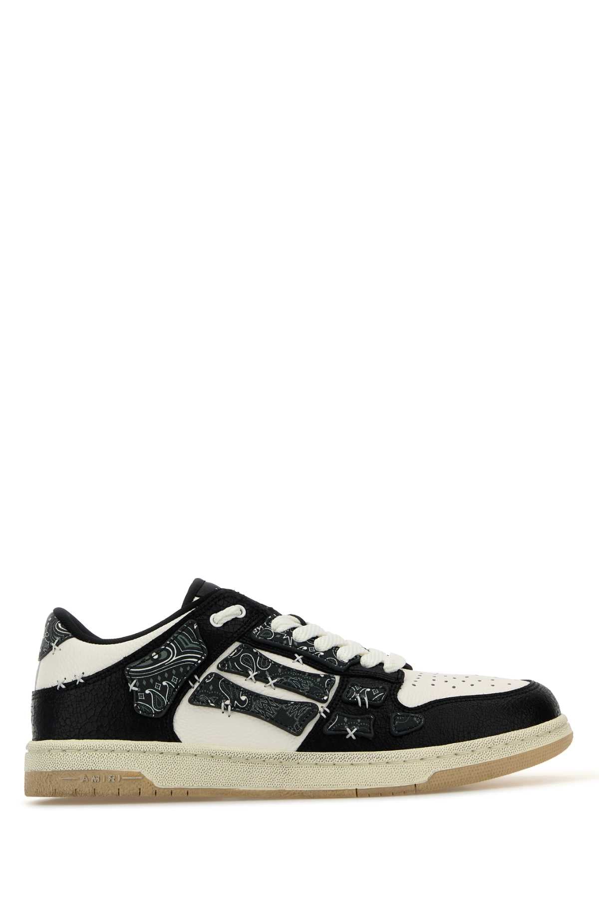 AMIRI Dual-Tone Leather Bandana Sneaker