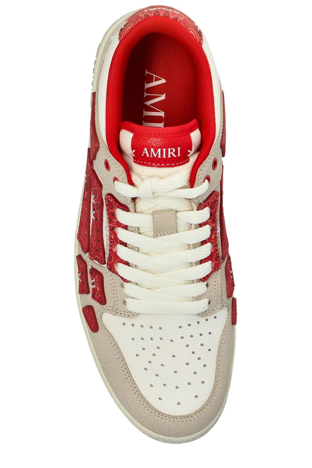 AMIRI Bandana Skeleton Top Low Sneakers for Men