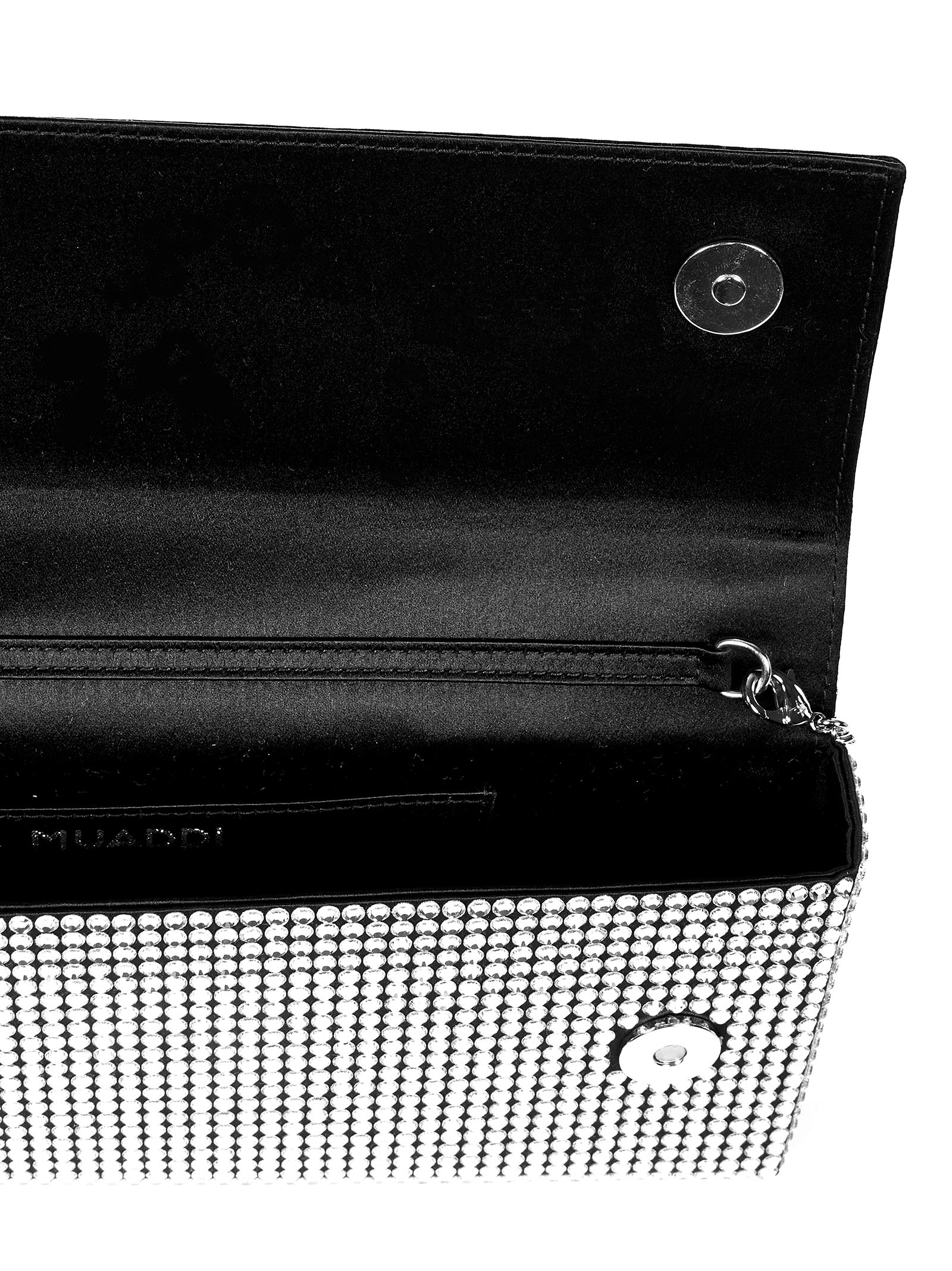 AMINA MUADDI Mini Crystal-Embellished Clutch