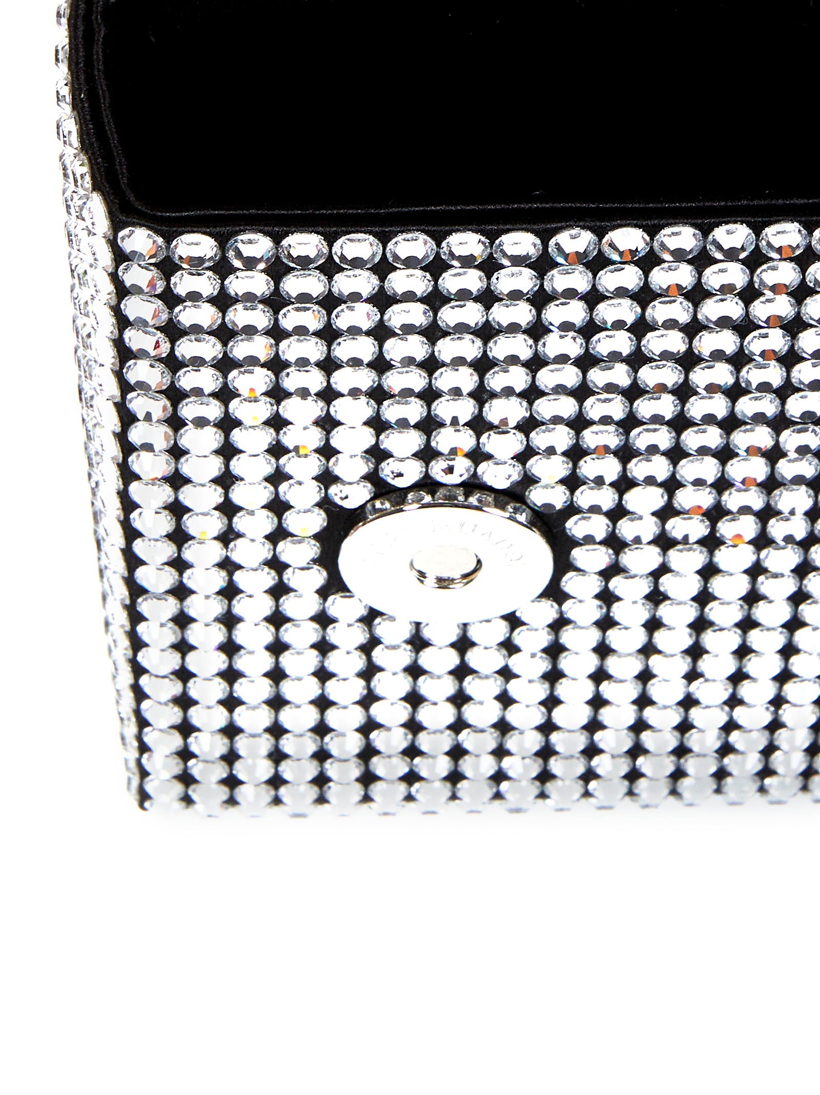 AMINA MUADDI Mini Crystal-Embellished Clutch