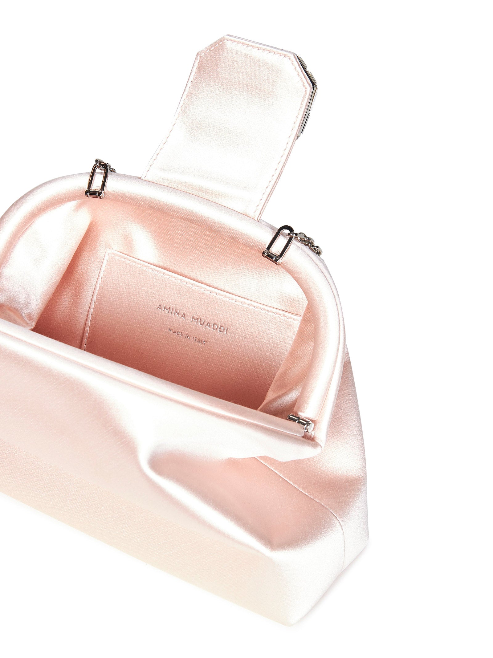AMINA MUADDI Chic Mini Handbag with Chain Strap - 13cm x 20cm x 6.5cm