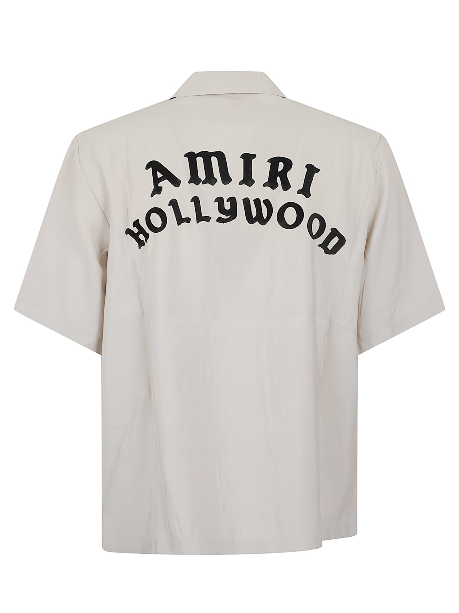 AMIRI Short-Sleeved Bowling Shirt with Cuban Collar